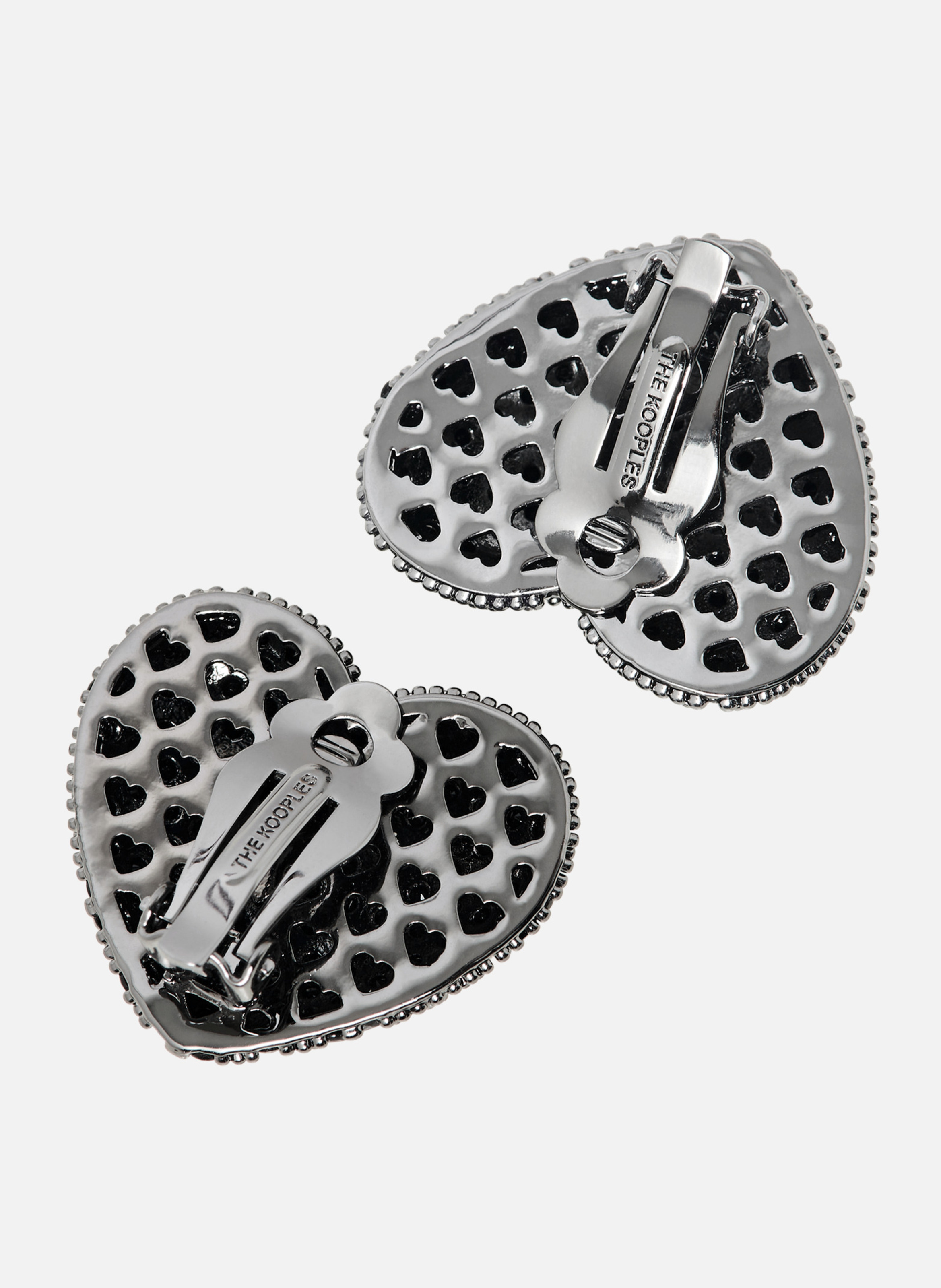 Clip-on earrings THE KOOPLES Black