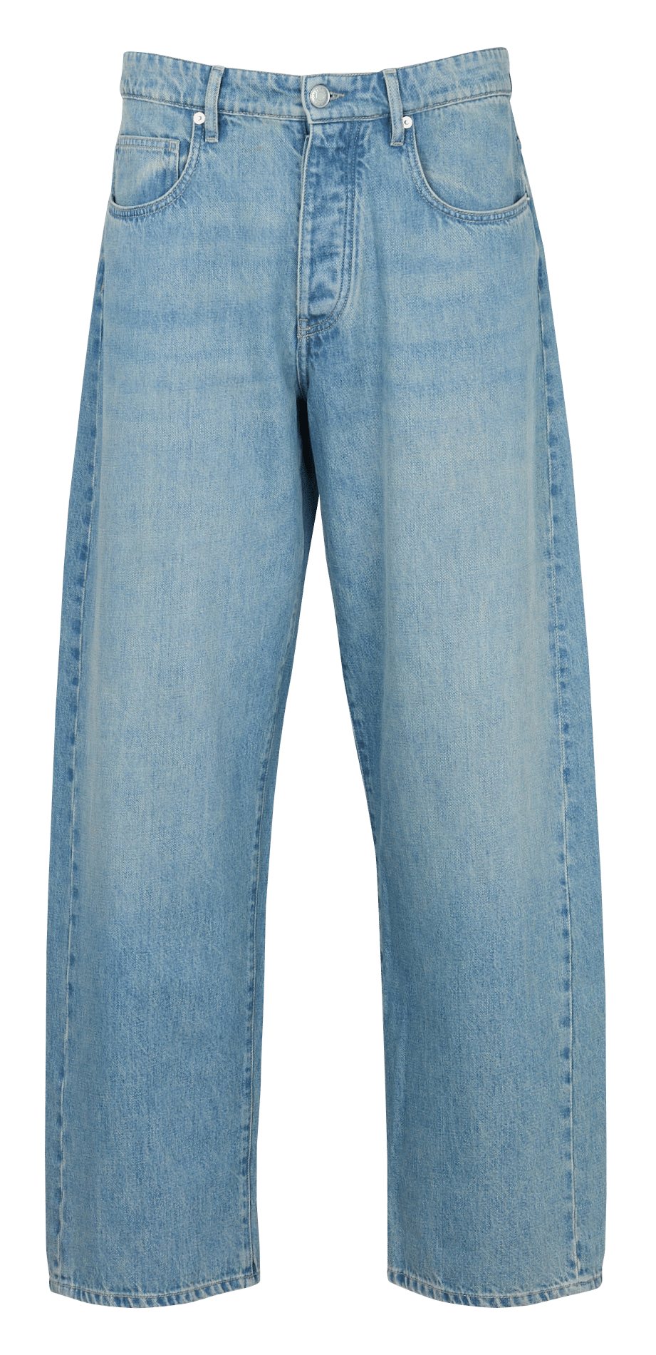 Gerade geschnittene Jeans mit Umschlag IKKS Blau