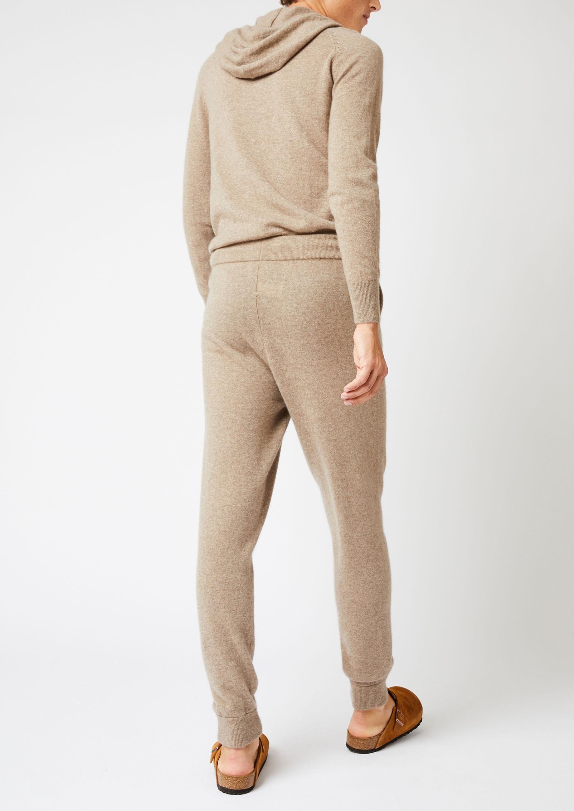 Pantalon jogging homme en cachemire 2 fils RODIER Marron