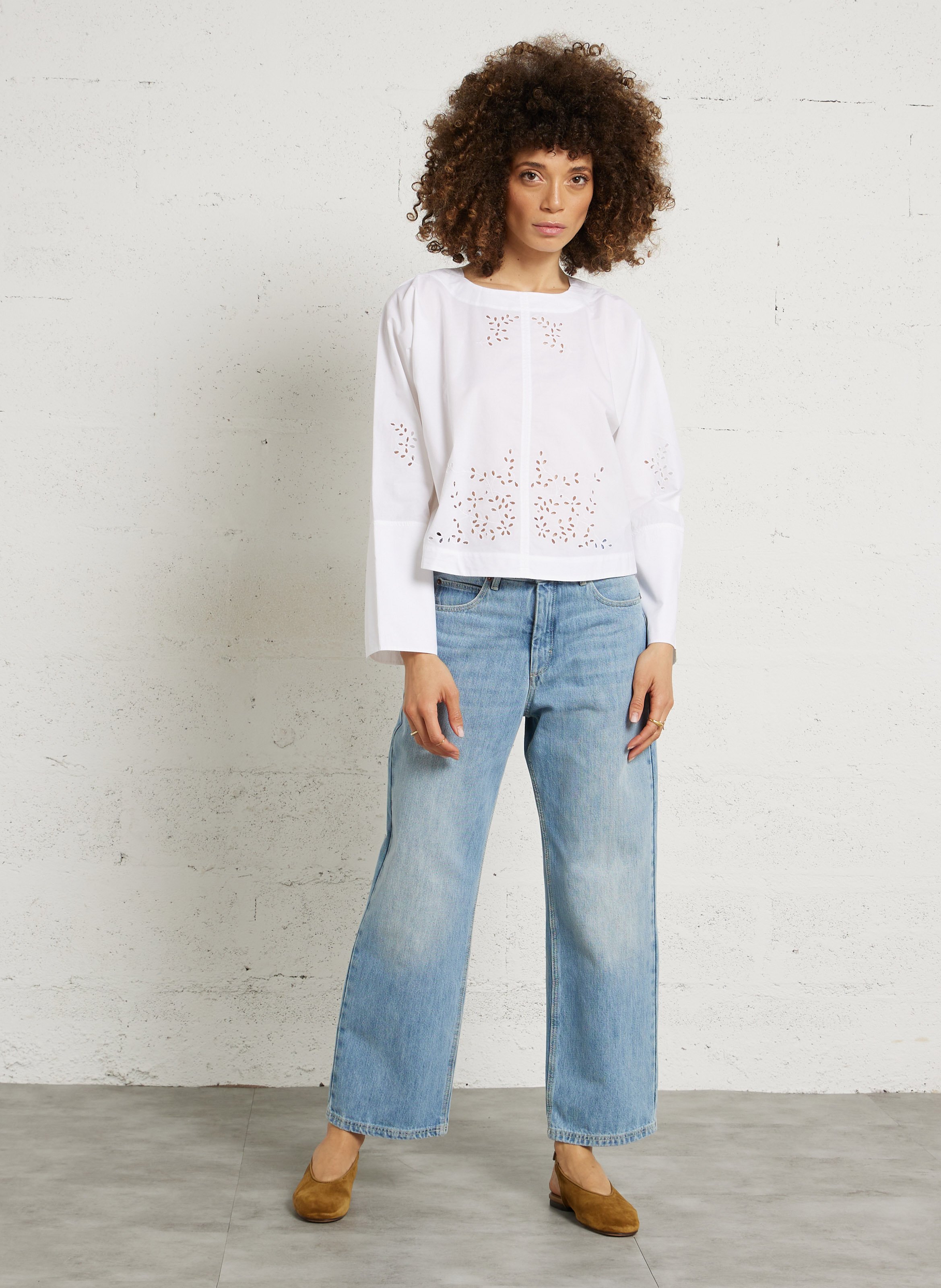 Jean droit  SOEUR Bleu