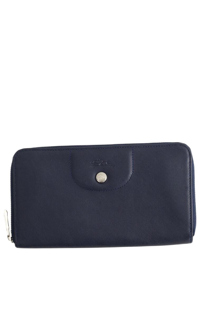 Portefeuille LONGCHAMP - Seconde Main Bleu