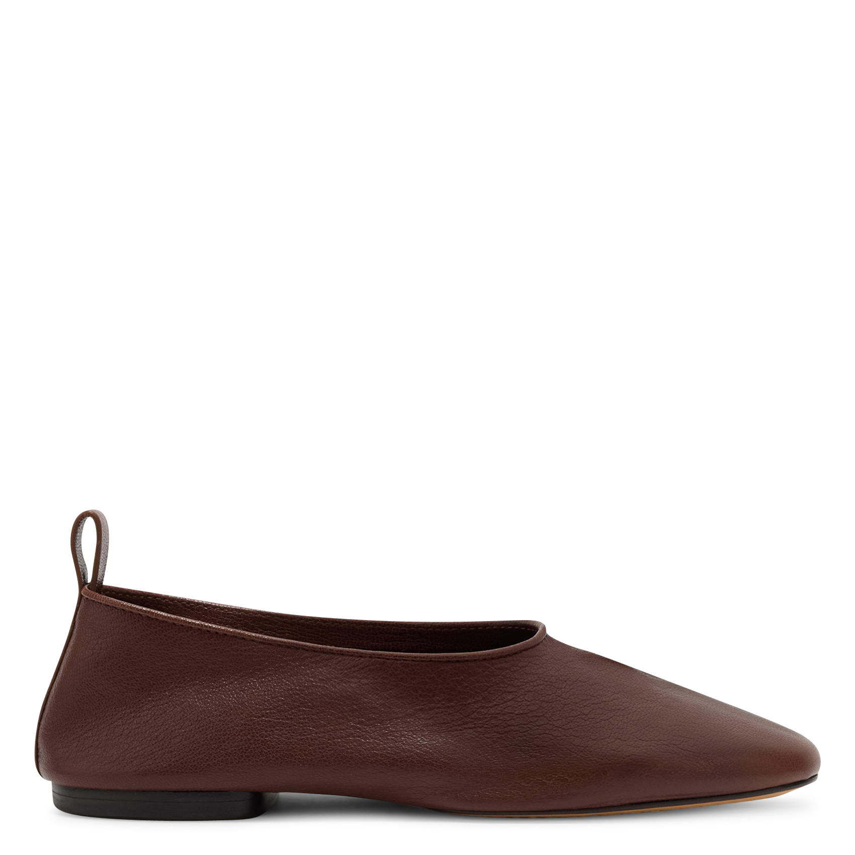 Leather ballet pumps SOEUR Brown