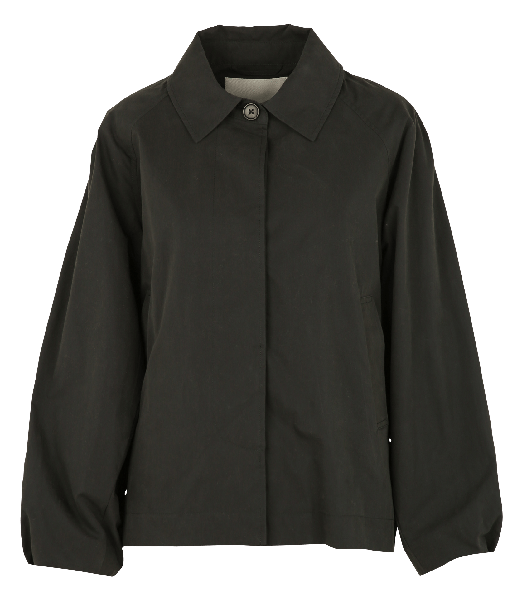 Cotton-blend jacket with classic collar BELLEROSE Black
