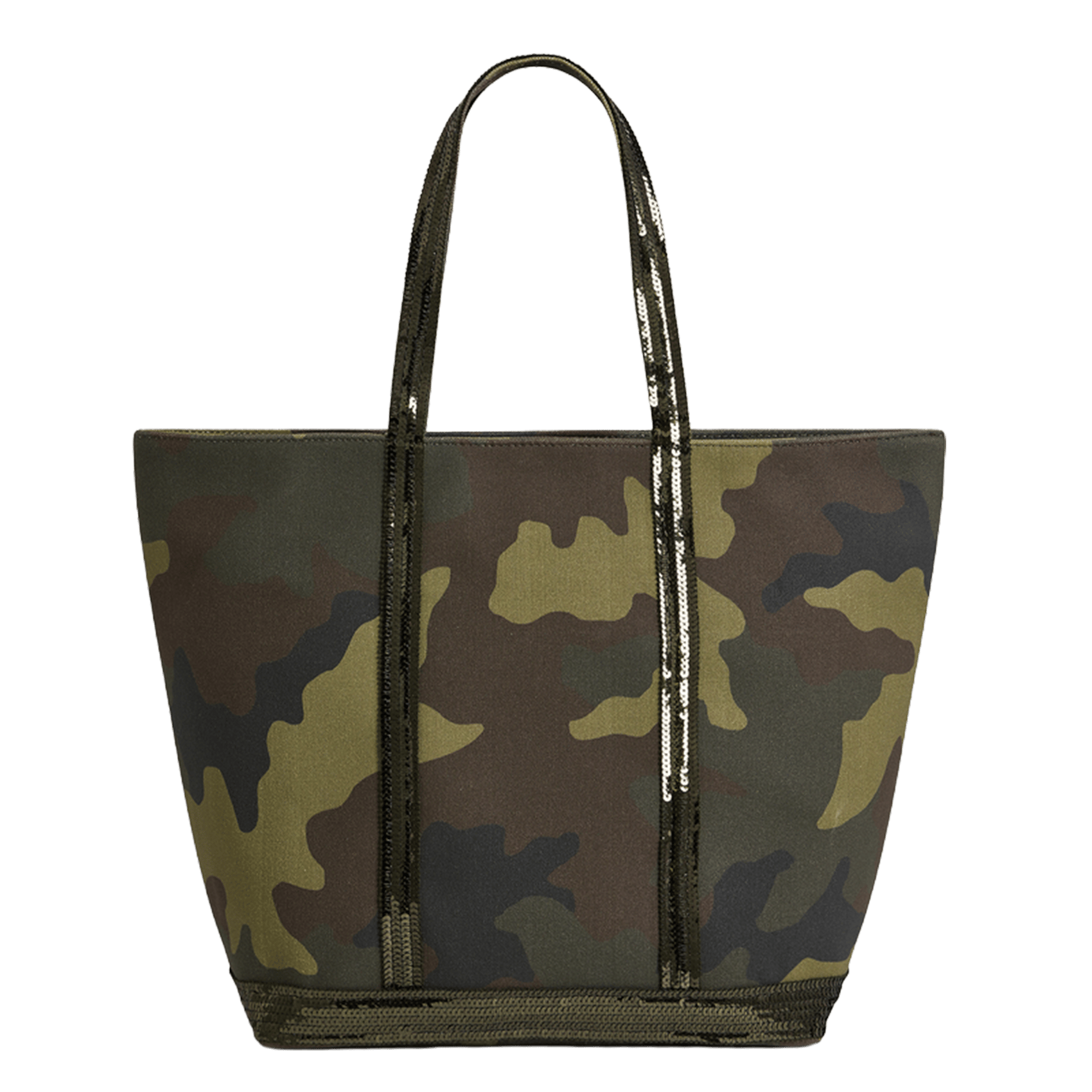 Tasche L aus Militär-Baumwoll-Canvas VANESSA BRUNO Grun