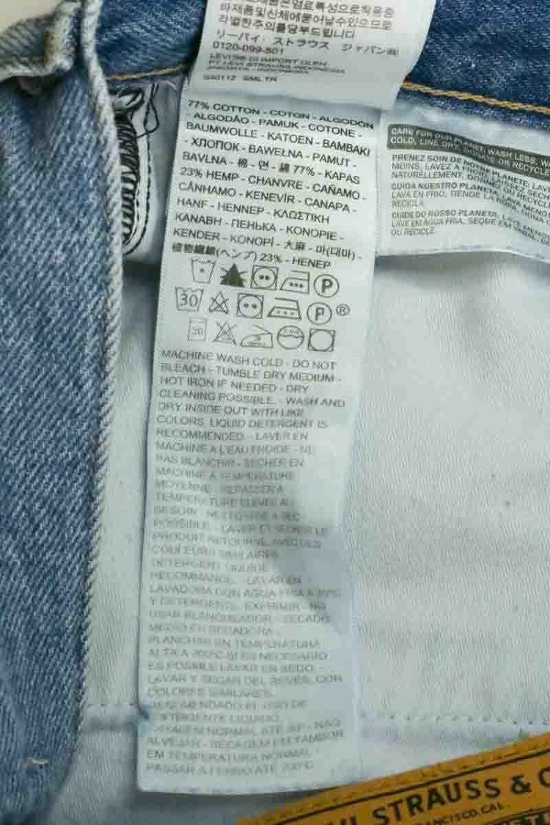 Wide leg jeans w26 l31 GANNI - Seconde Main Blue
