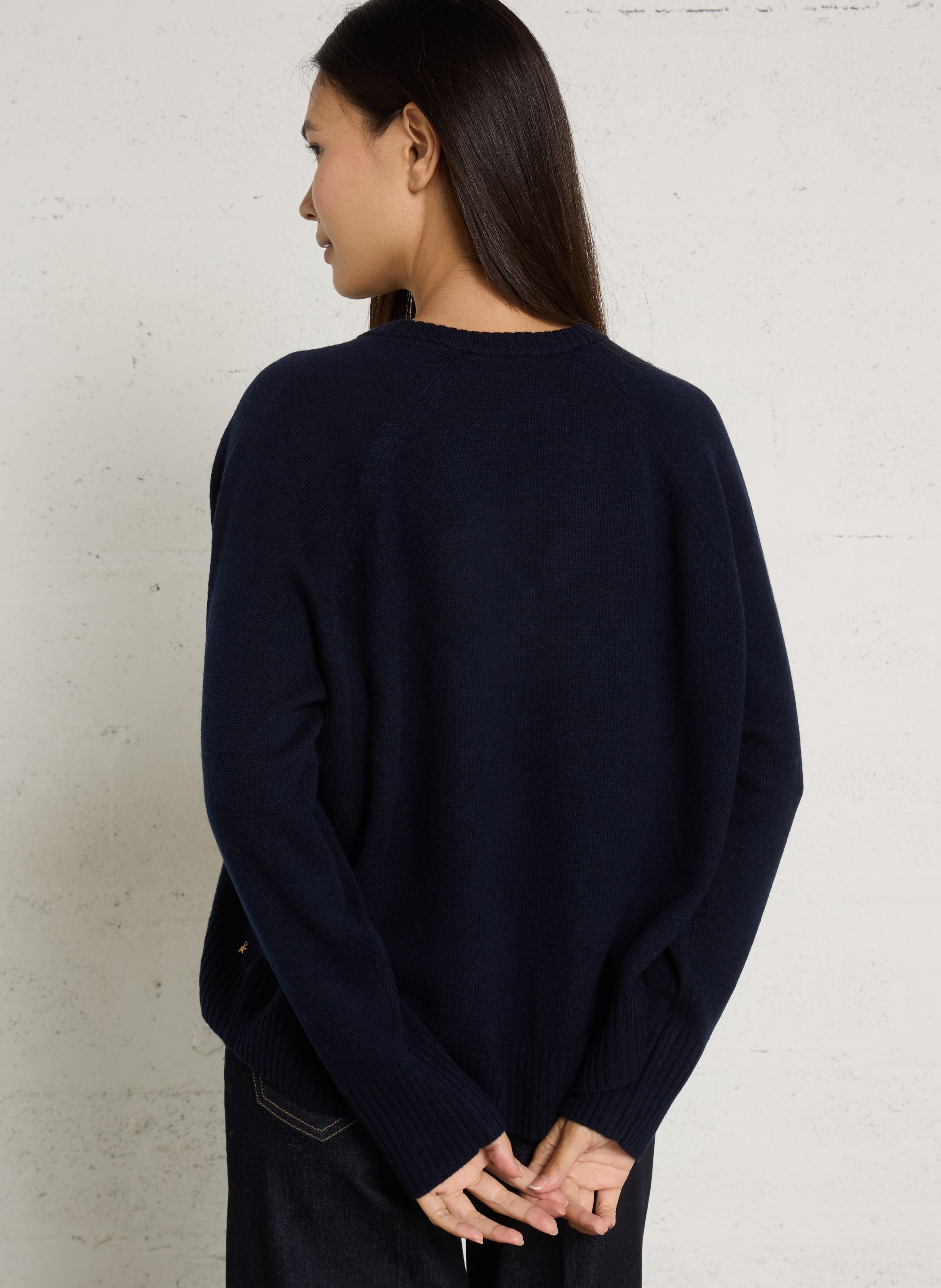 Oversized wool sweater DES PETITS HAUTS Blue