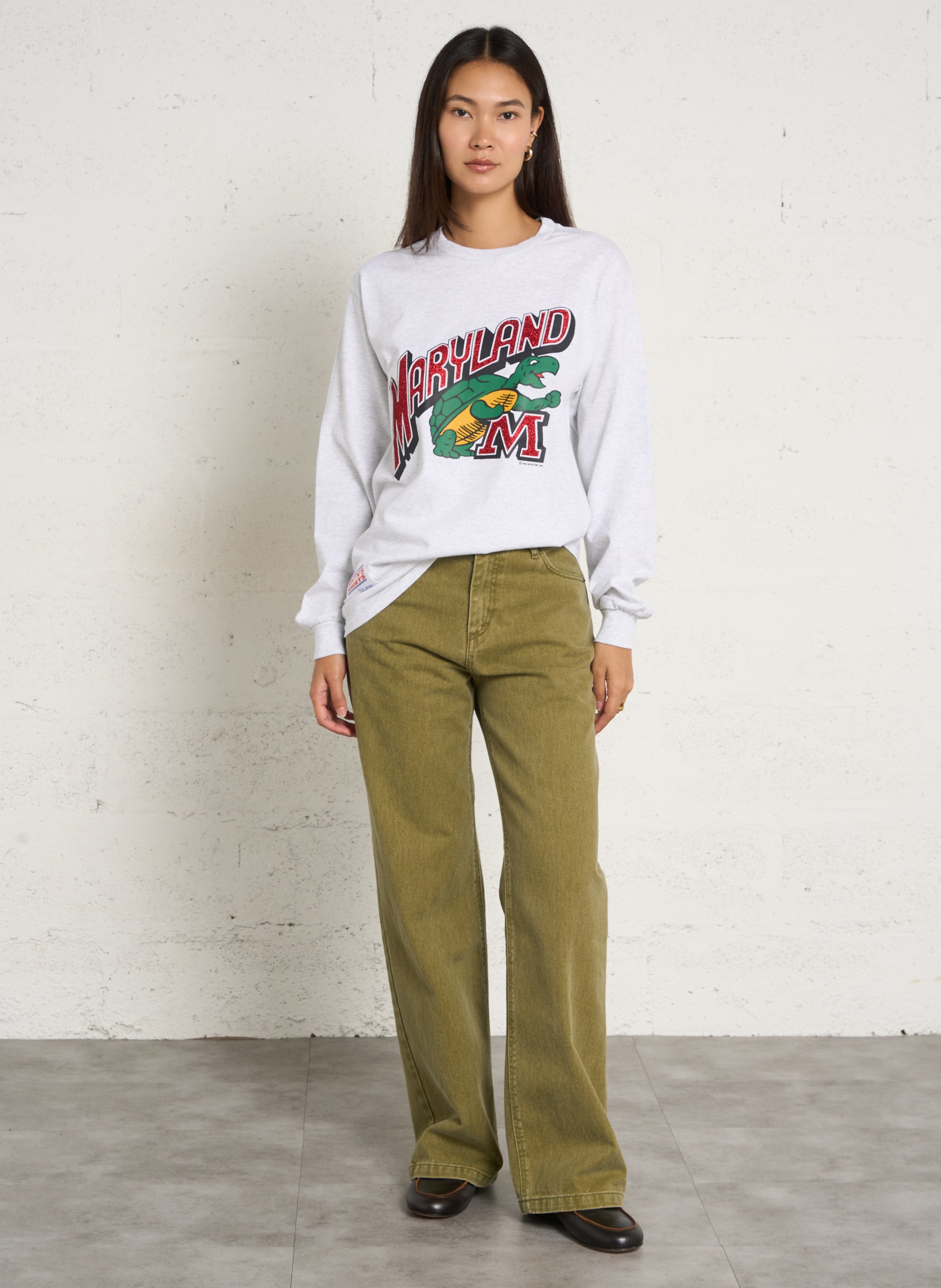 Regular-fit, katoenen T-shirt met ronde hals NEWTONE Grijs