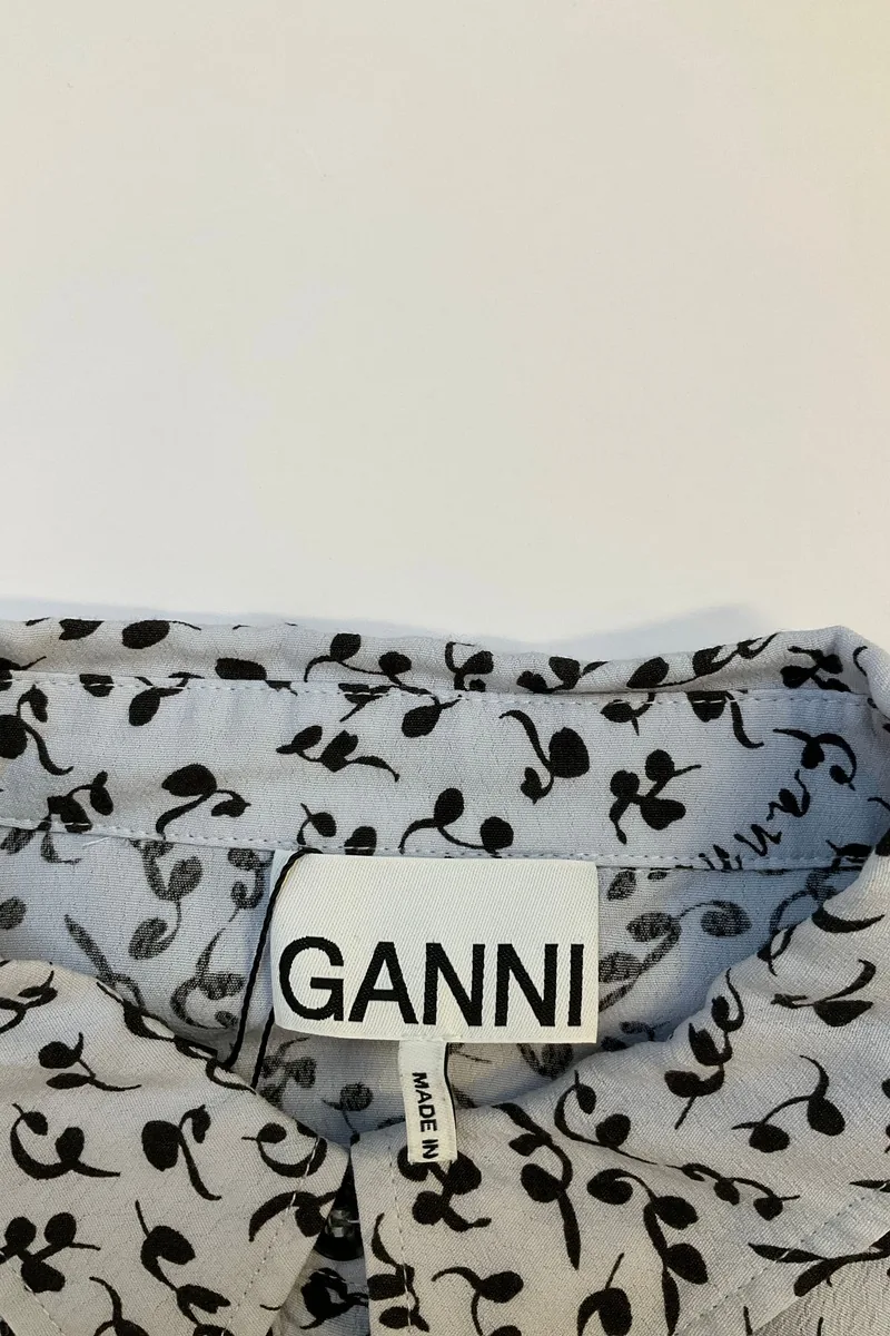 Dress GANNI - Seconde Main Blue