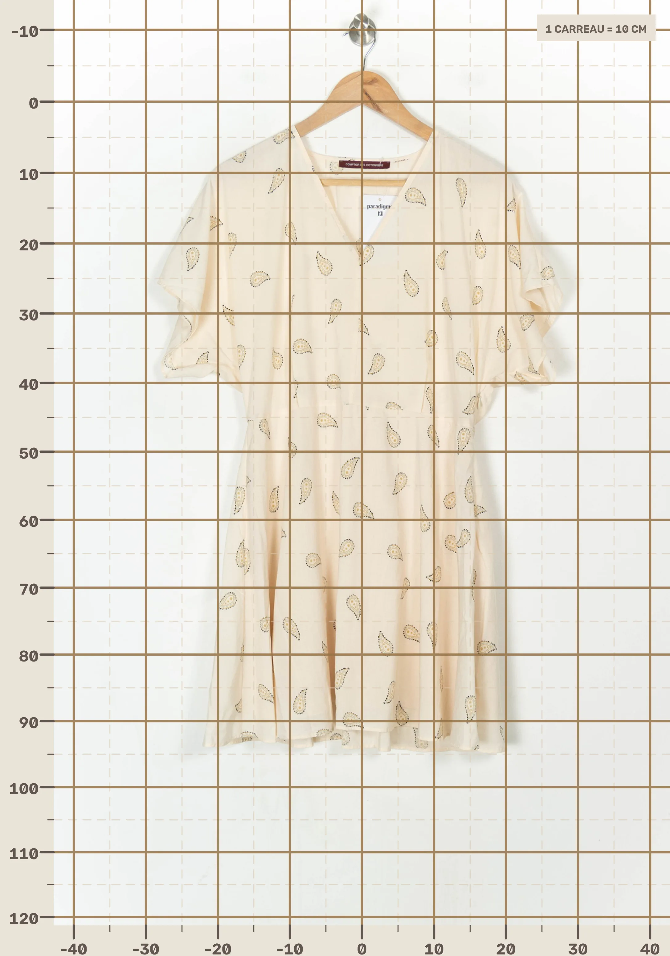 Short & midi dress COMPTOIR DES COTONNIERS - Seconde main Beige
