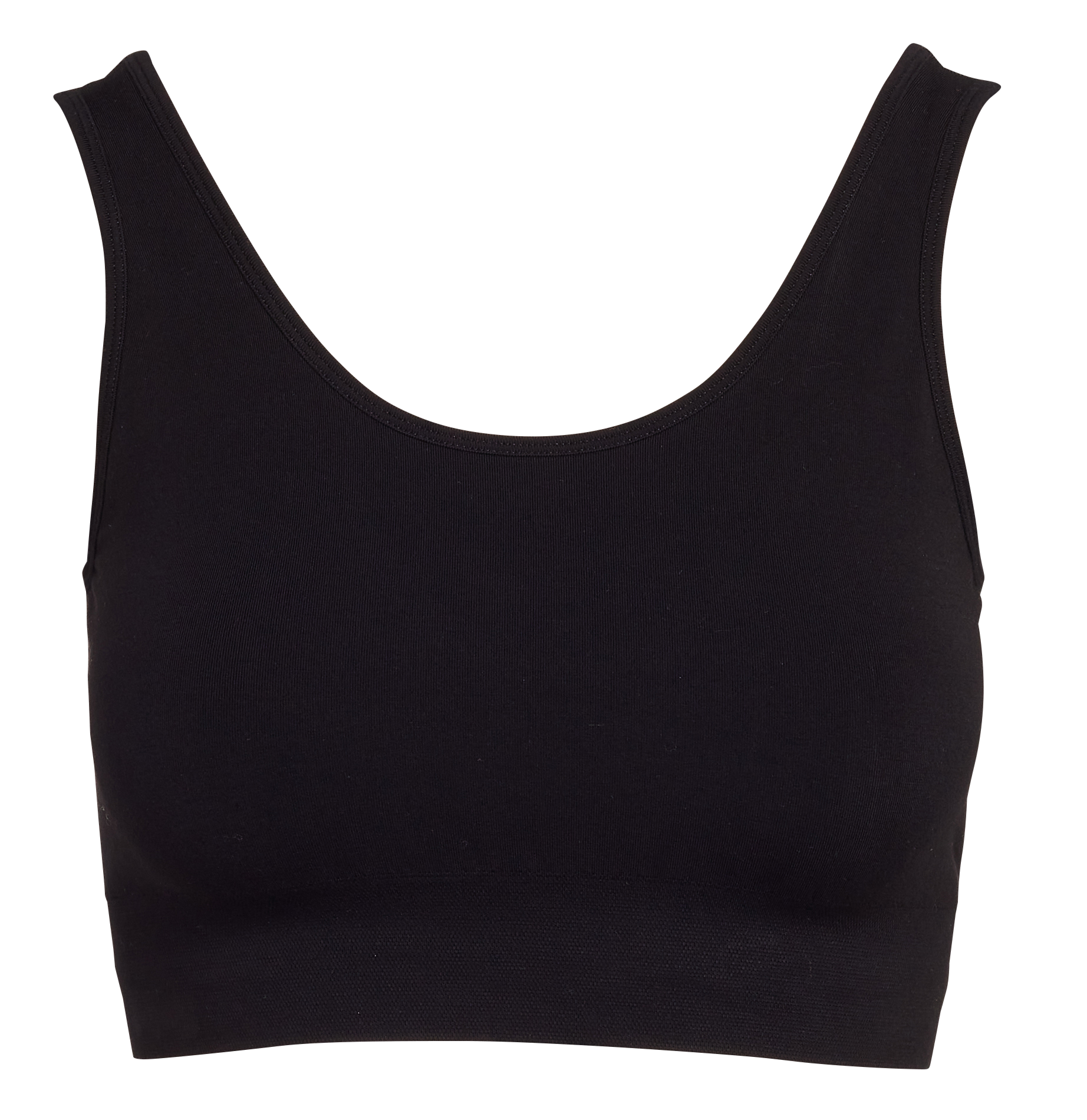 Brassière en fibres de bambou mélangé YOGA SEARCHER Noir