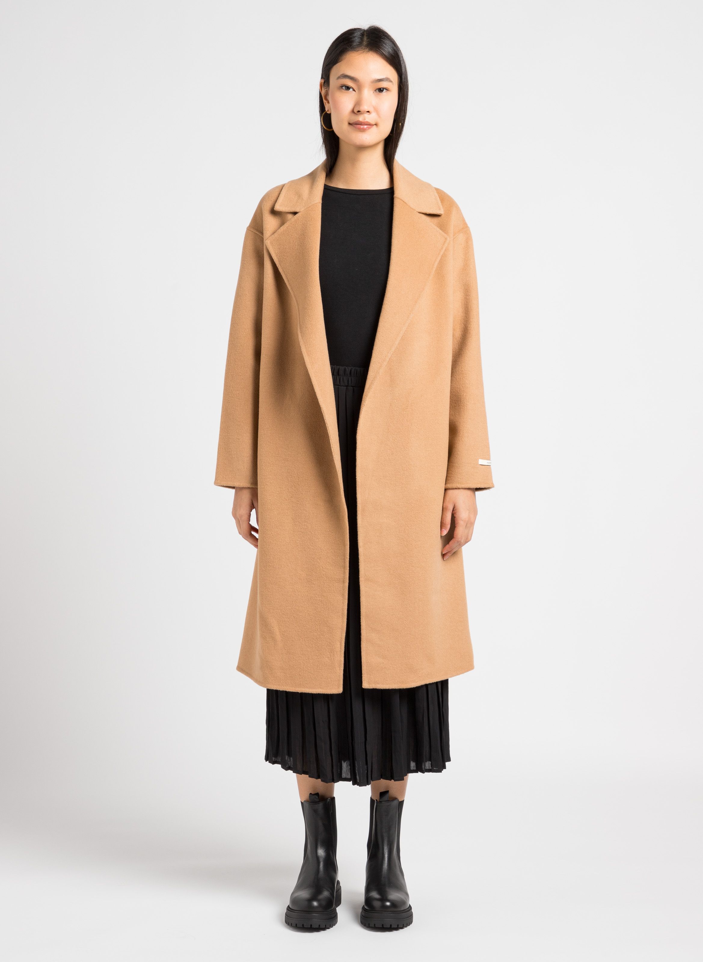 Manteau femme best sale laine camel