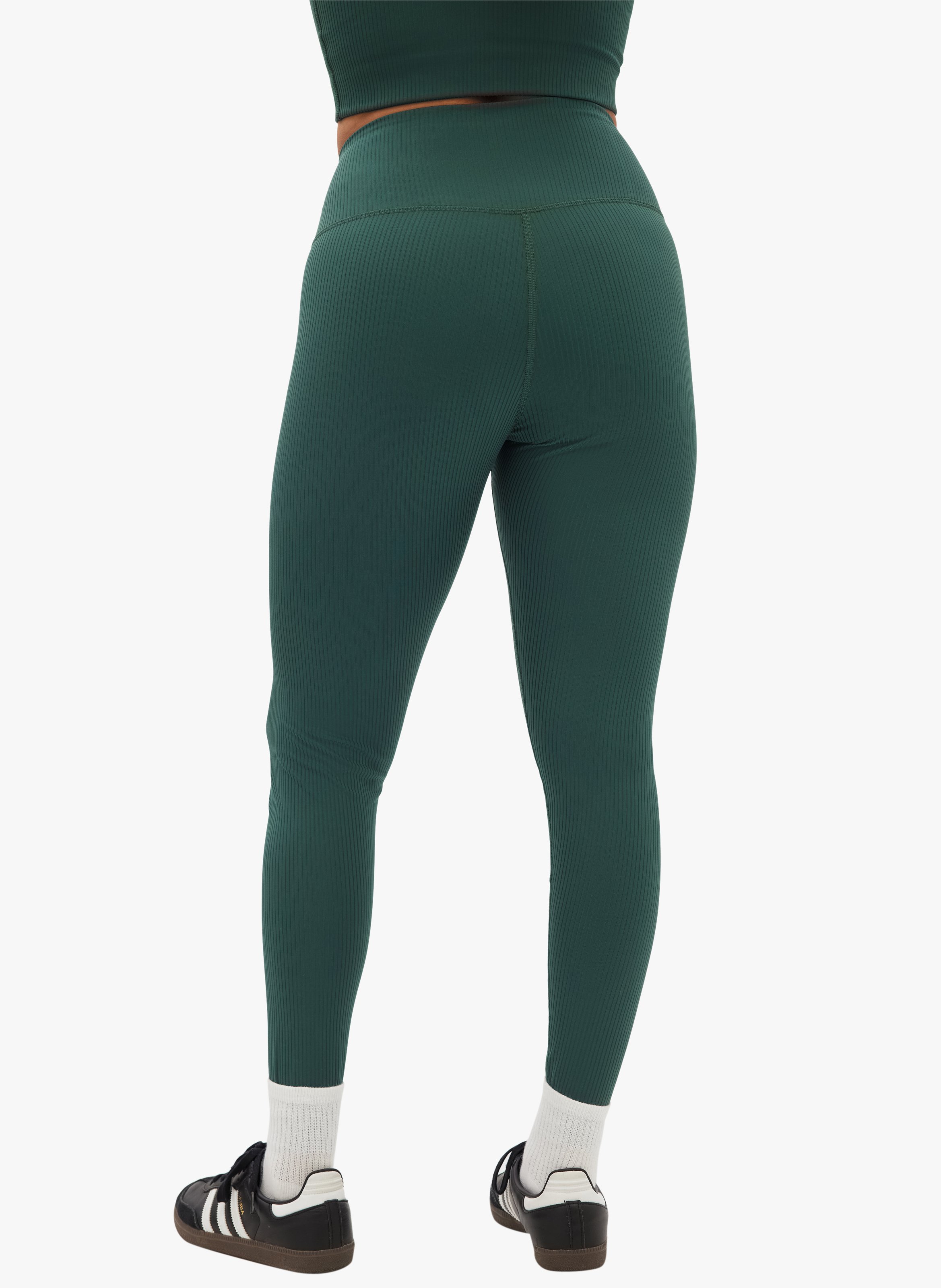 Ribbed sports leggings GIRLFRIEND COLLECTIVE Green