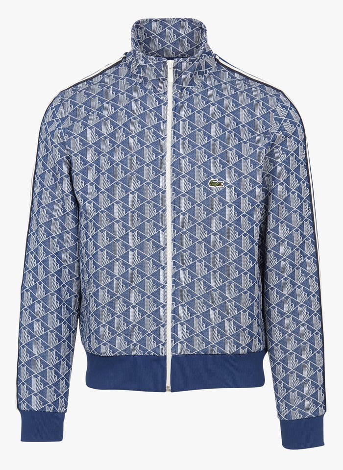 Veste col montant Bleu