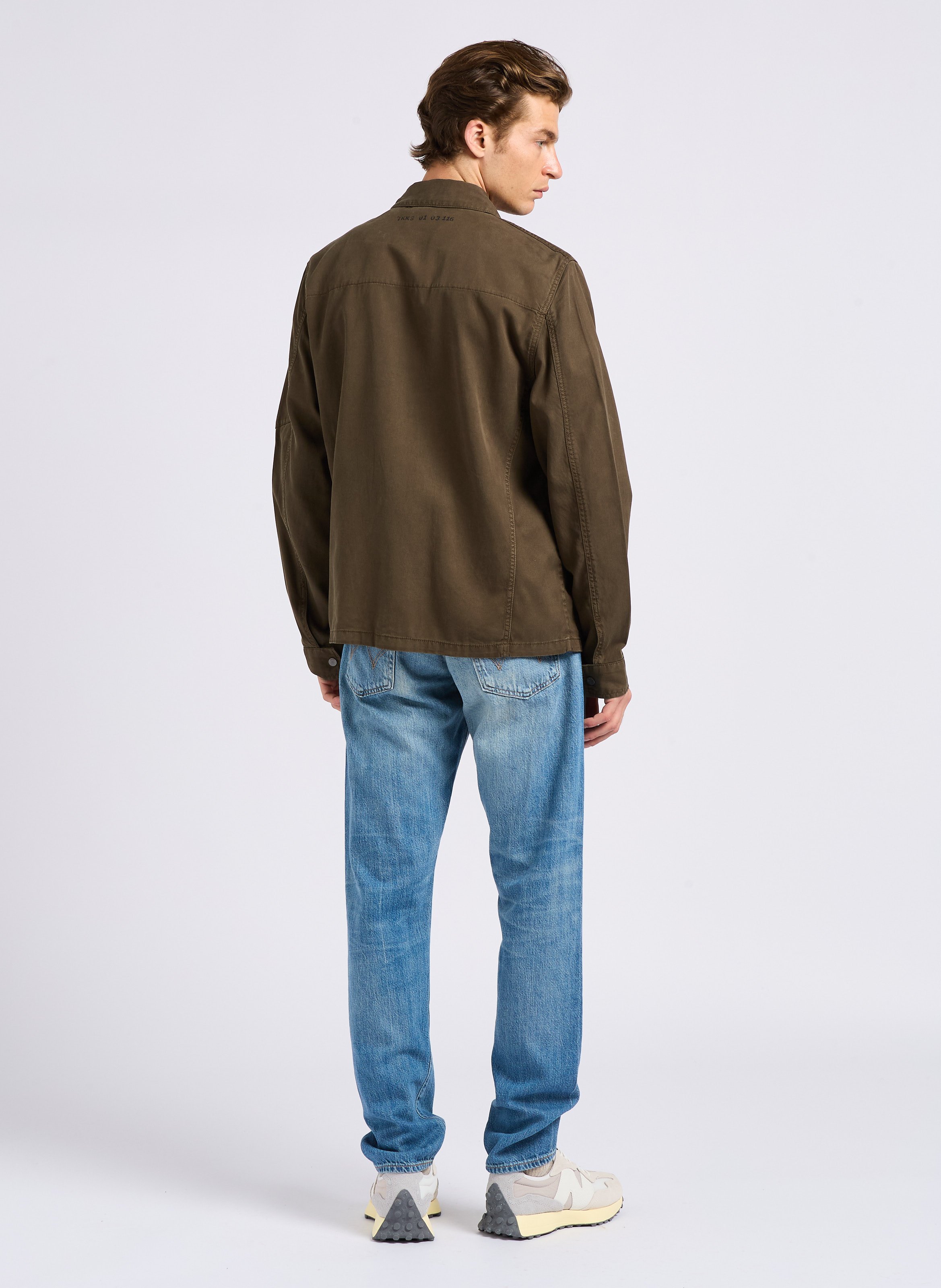 Straight-leg faded cotton jeans EDWIN Blue