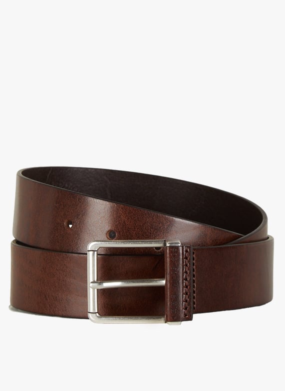 Ceinture En Cuir Marron Brun Ikks Homme MZ91023 69 MARRON BRUN Place des Tendances