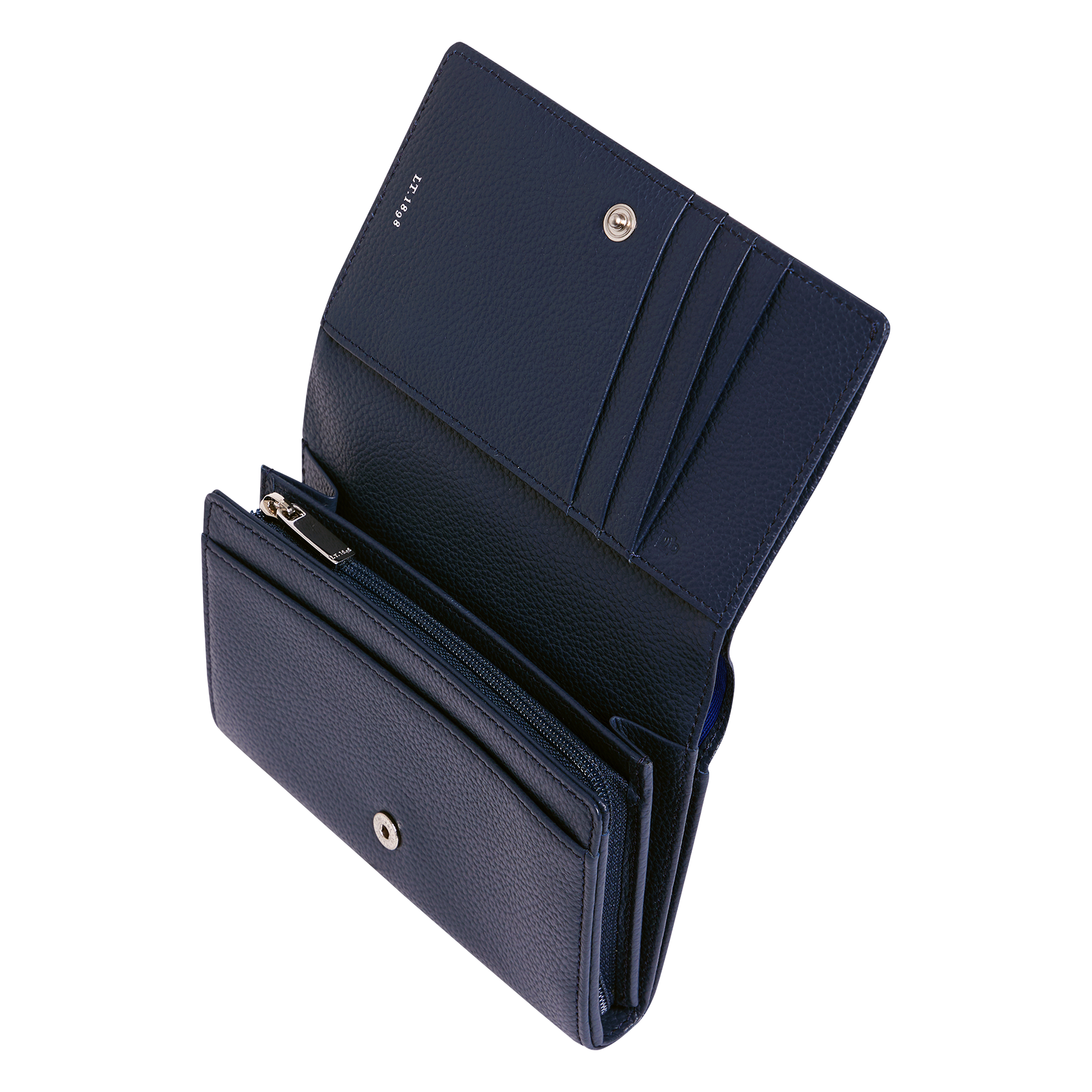 Portefeuille en cuir LE TANNEUR Bleu