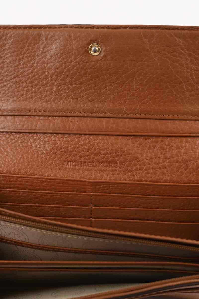 Babylon leather wallet MICHAEL KORS - Seconde main Brown