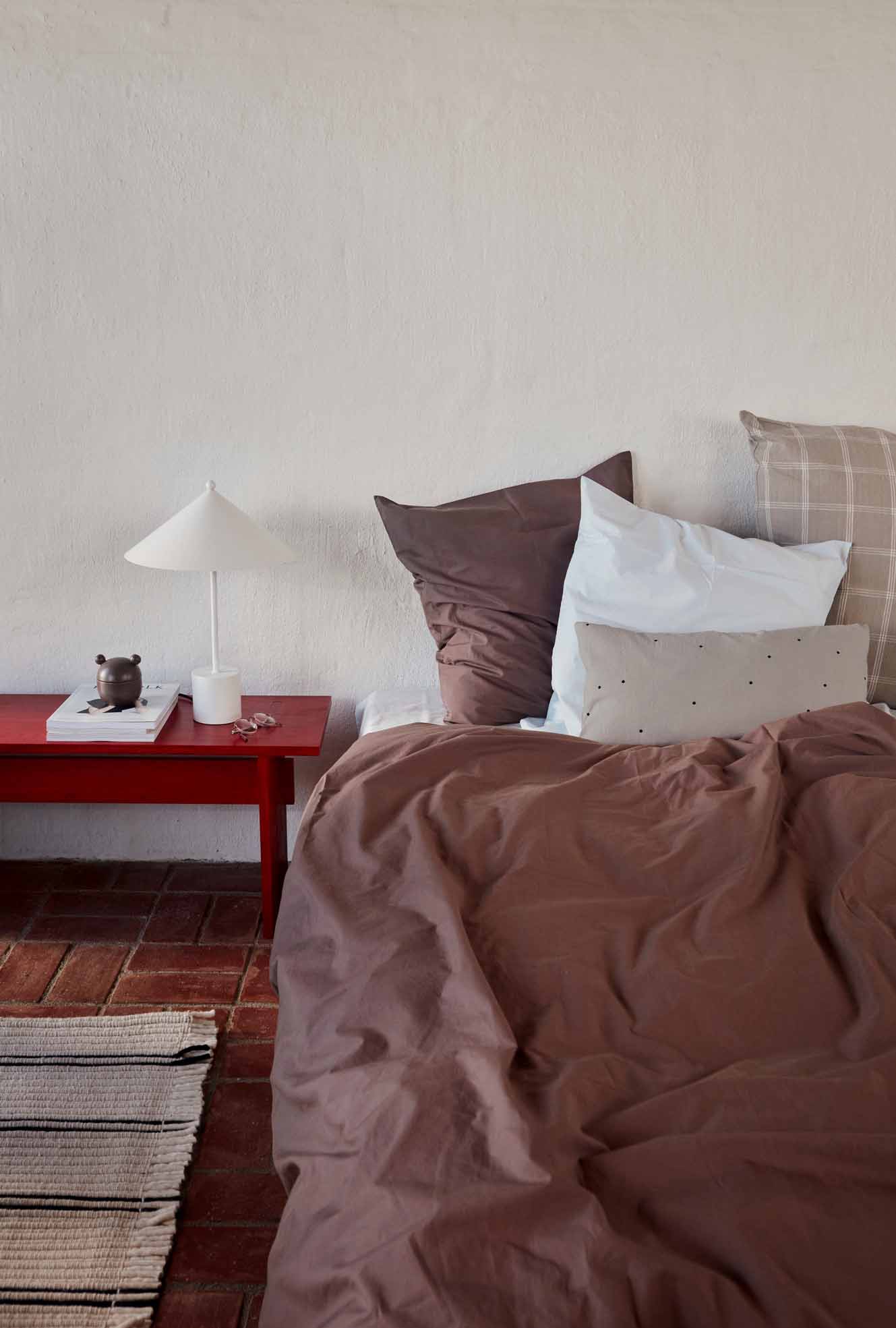 Cotton cushion cover OYOY LIVING DESIGN Beige