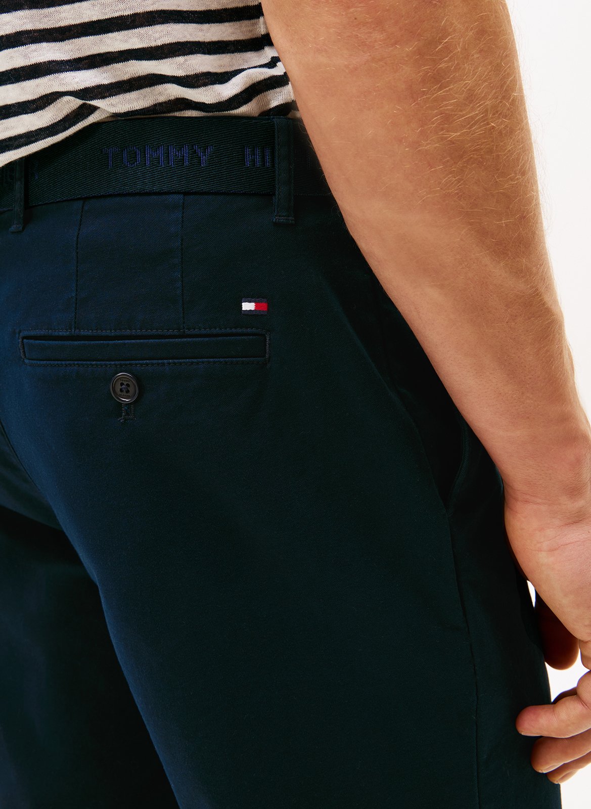Cotton chino shorts TOMMY HILFIGER Blue