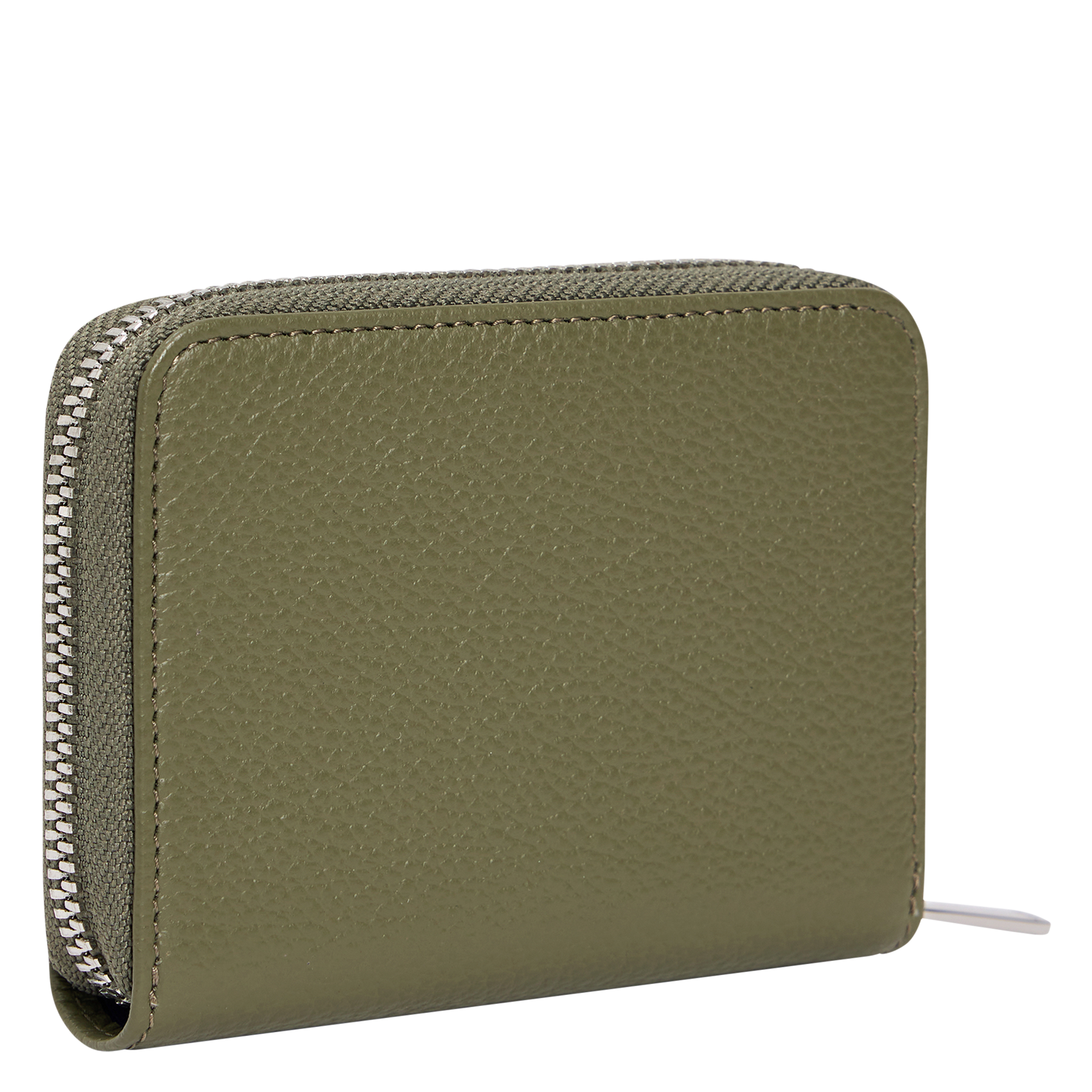 Porte-monnaie en cuir grainé LE TANNEUR Vert