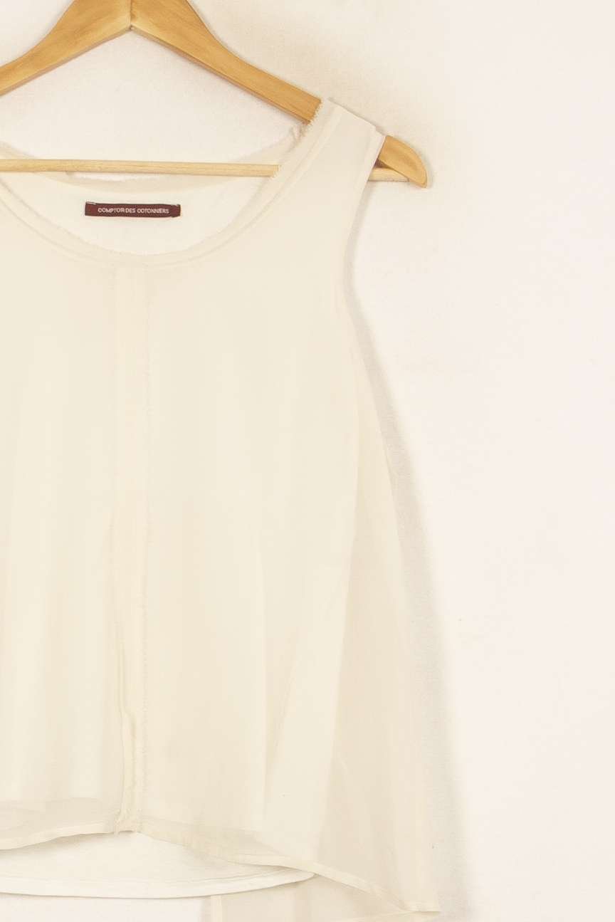 Top & tank top COMPTOIR DES COTONNIERS - Seconde main White