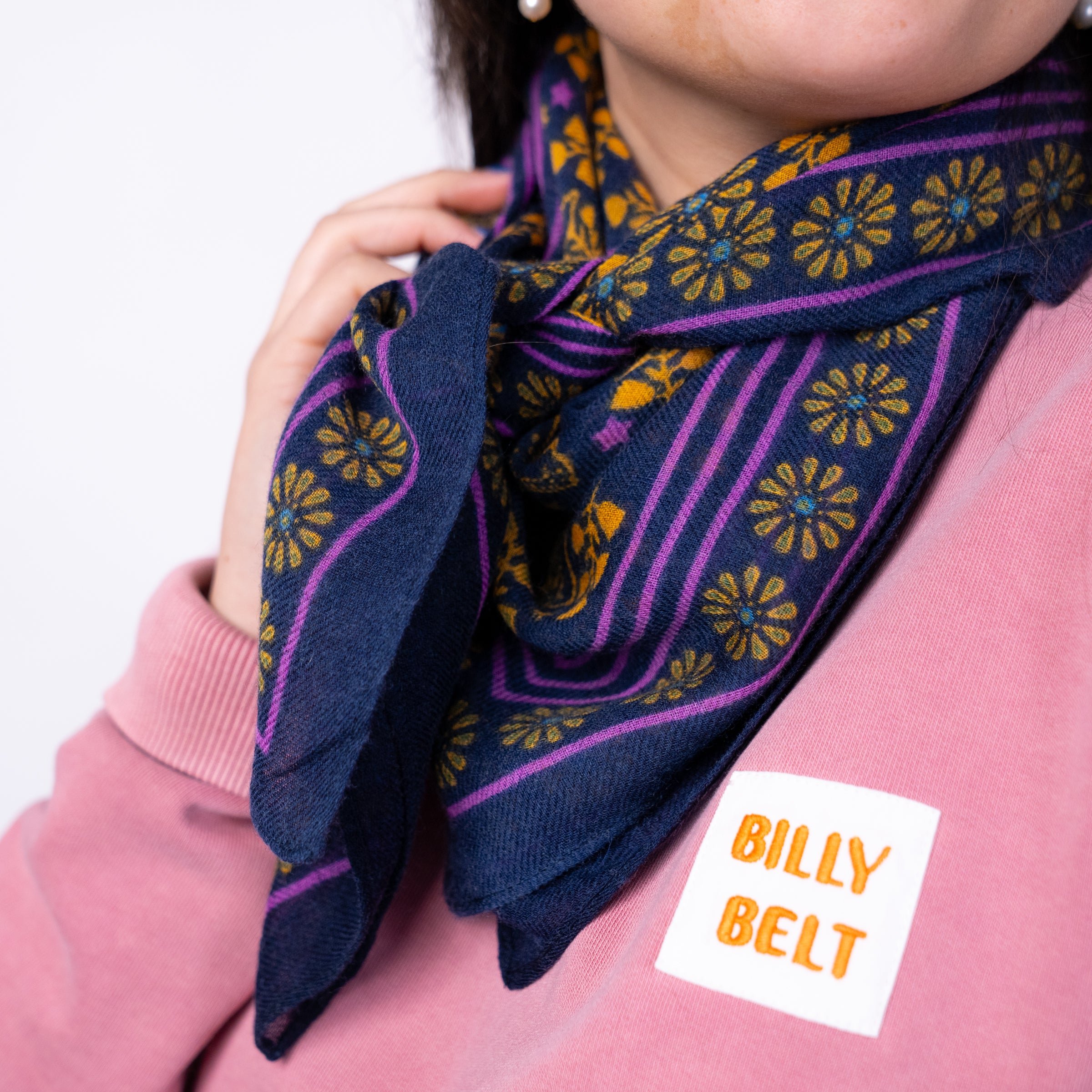 Constance wool scarf BILLYBELT Blue
