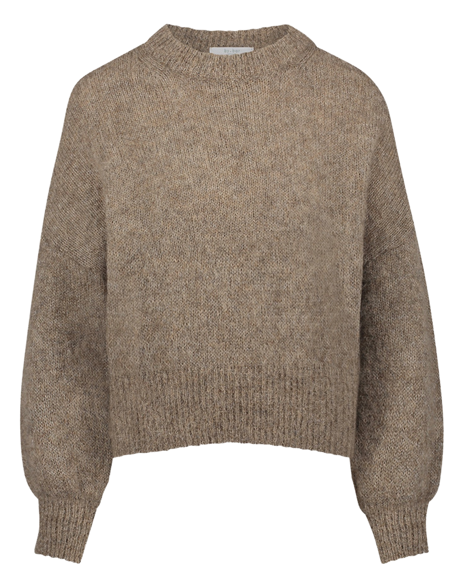 Oversized trui in gemengde wol BY BAR Beige