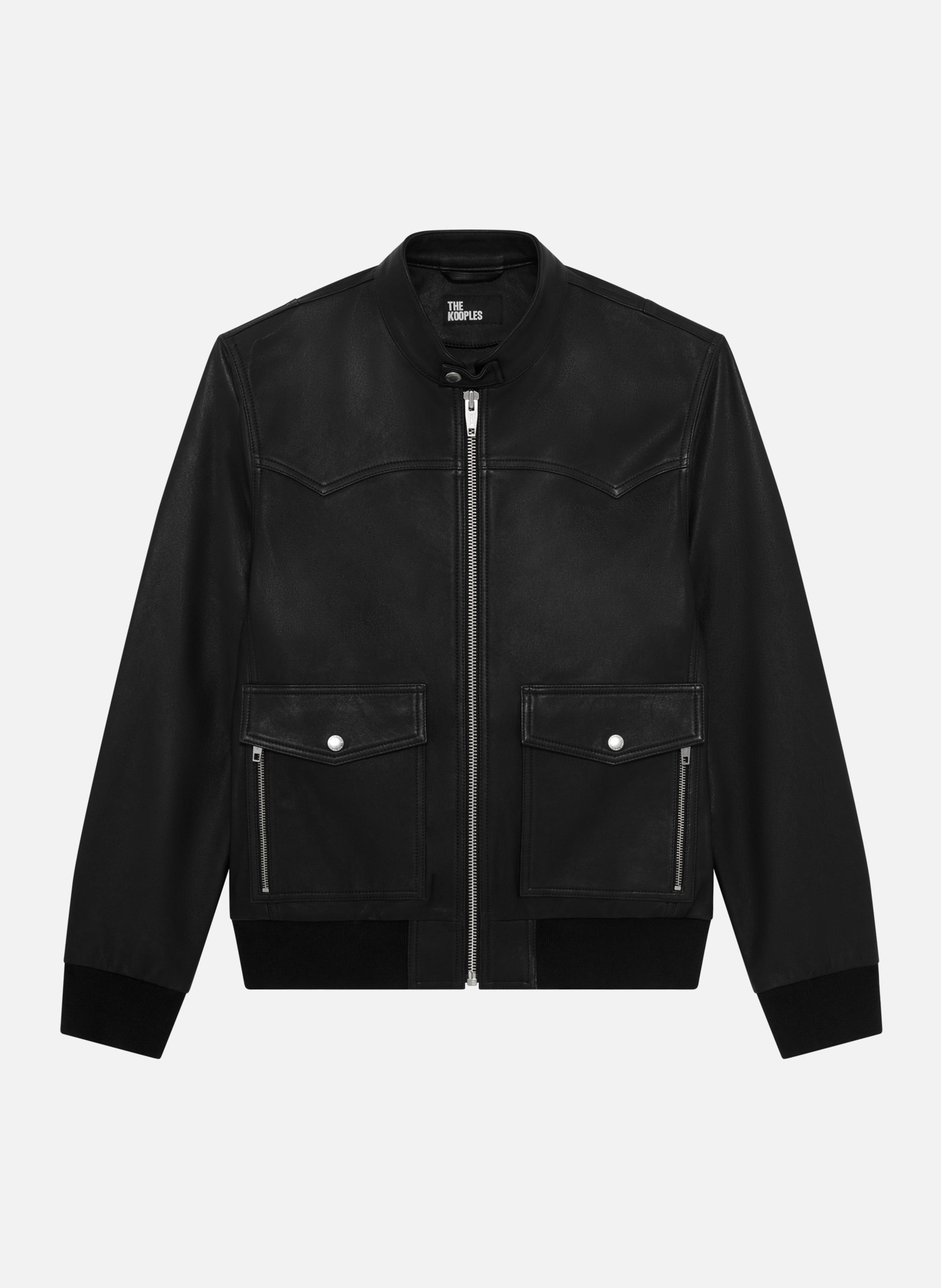 Bengale suede zipped jacket THE KOOPLES Black