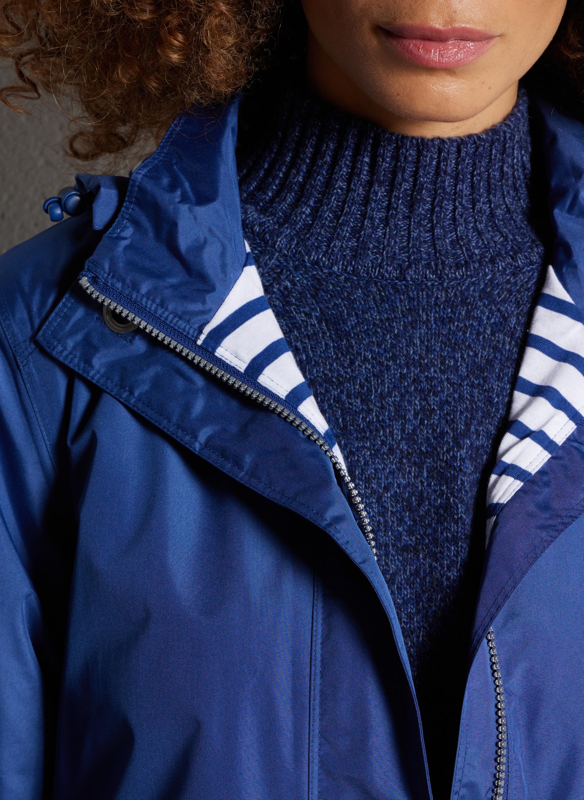 Coupe-vent à capuche ARMOR LUX Bleu