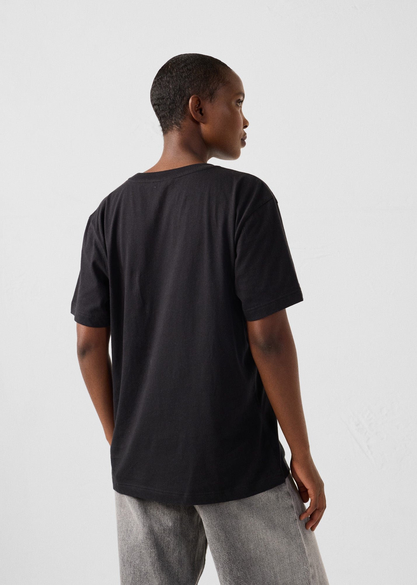Graphic T-shirt Lone Gradient JOTT Black