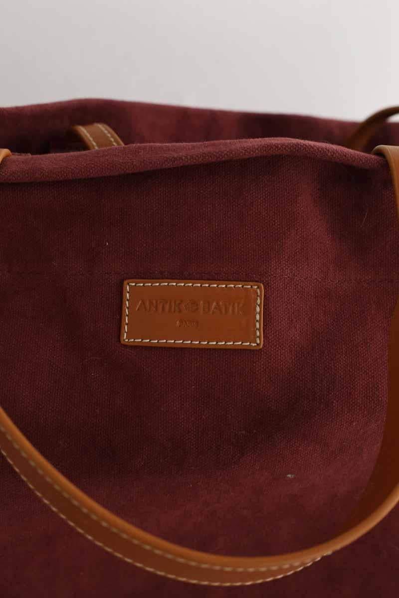 Cotton travel bag ANTIK BATIK - Seconde Main Red