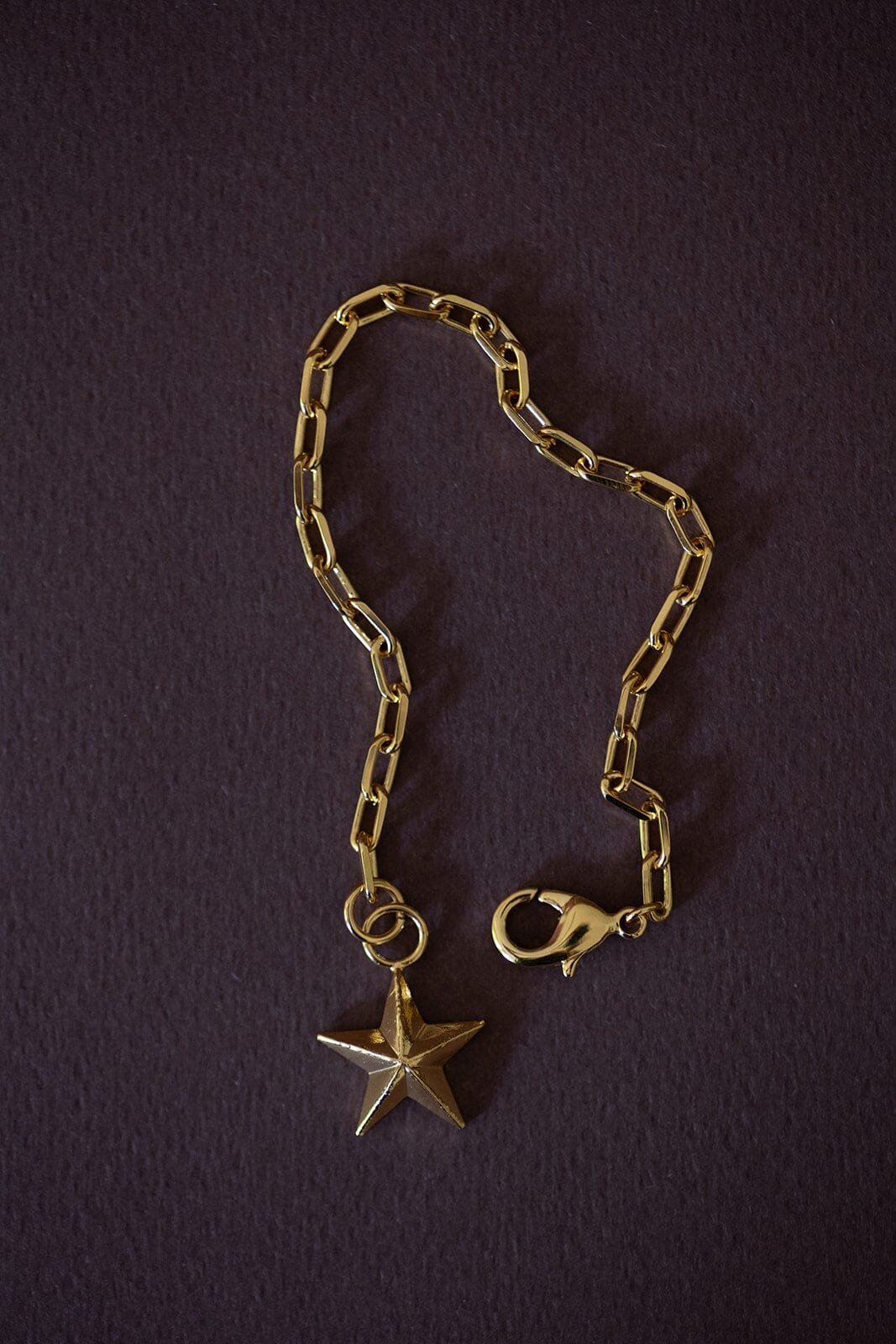Maxi silver plated star bracelet MONSIEUR SIMONE Golden