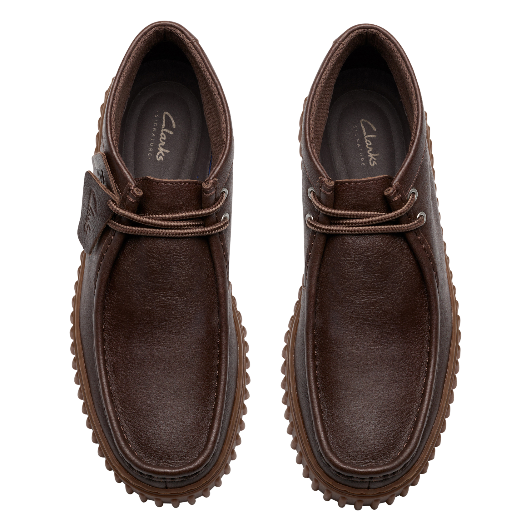 Arthus leather Derby shoes  CLARKS Brown
