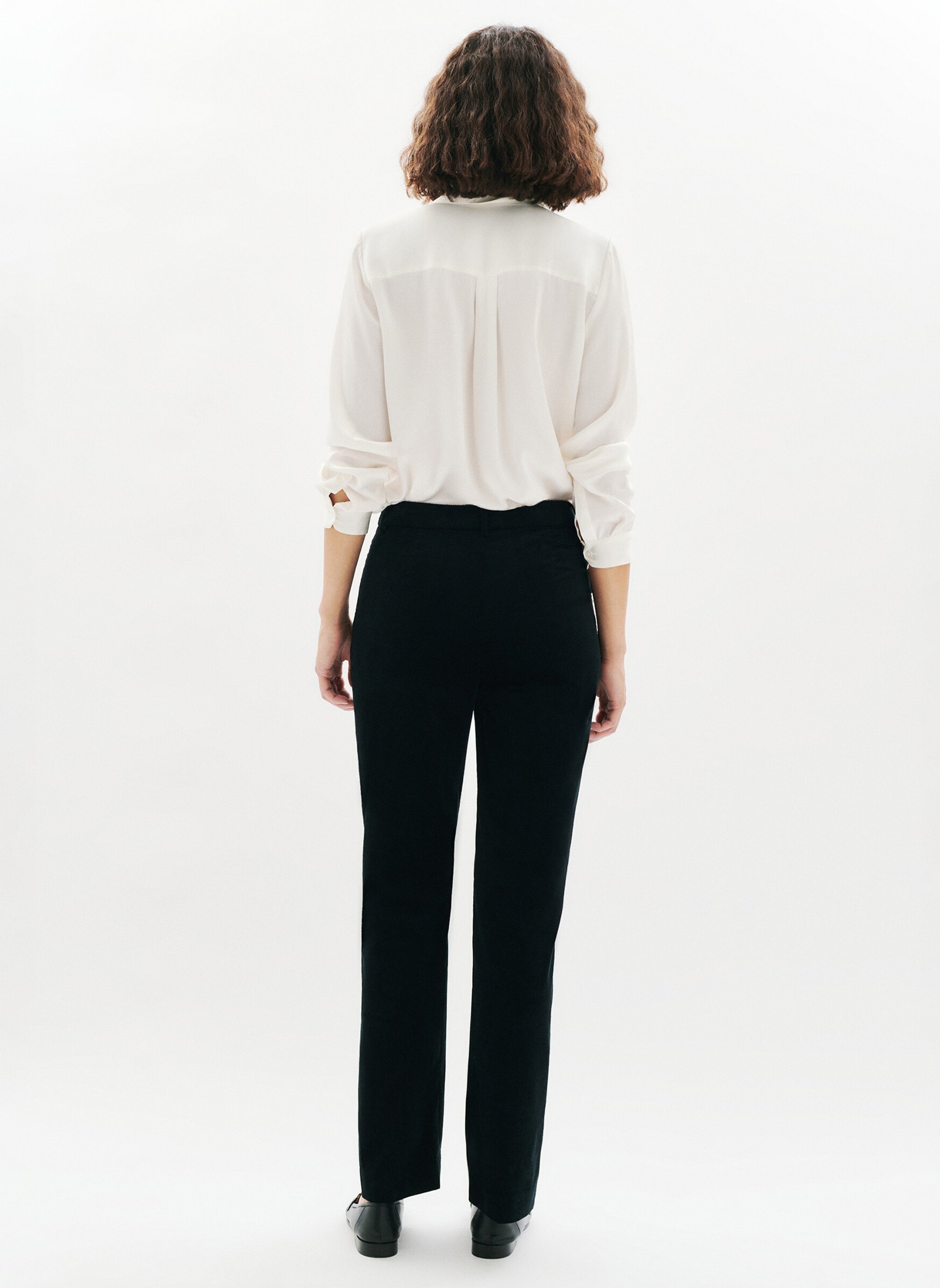 Carrot trousers CAROLL Black