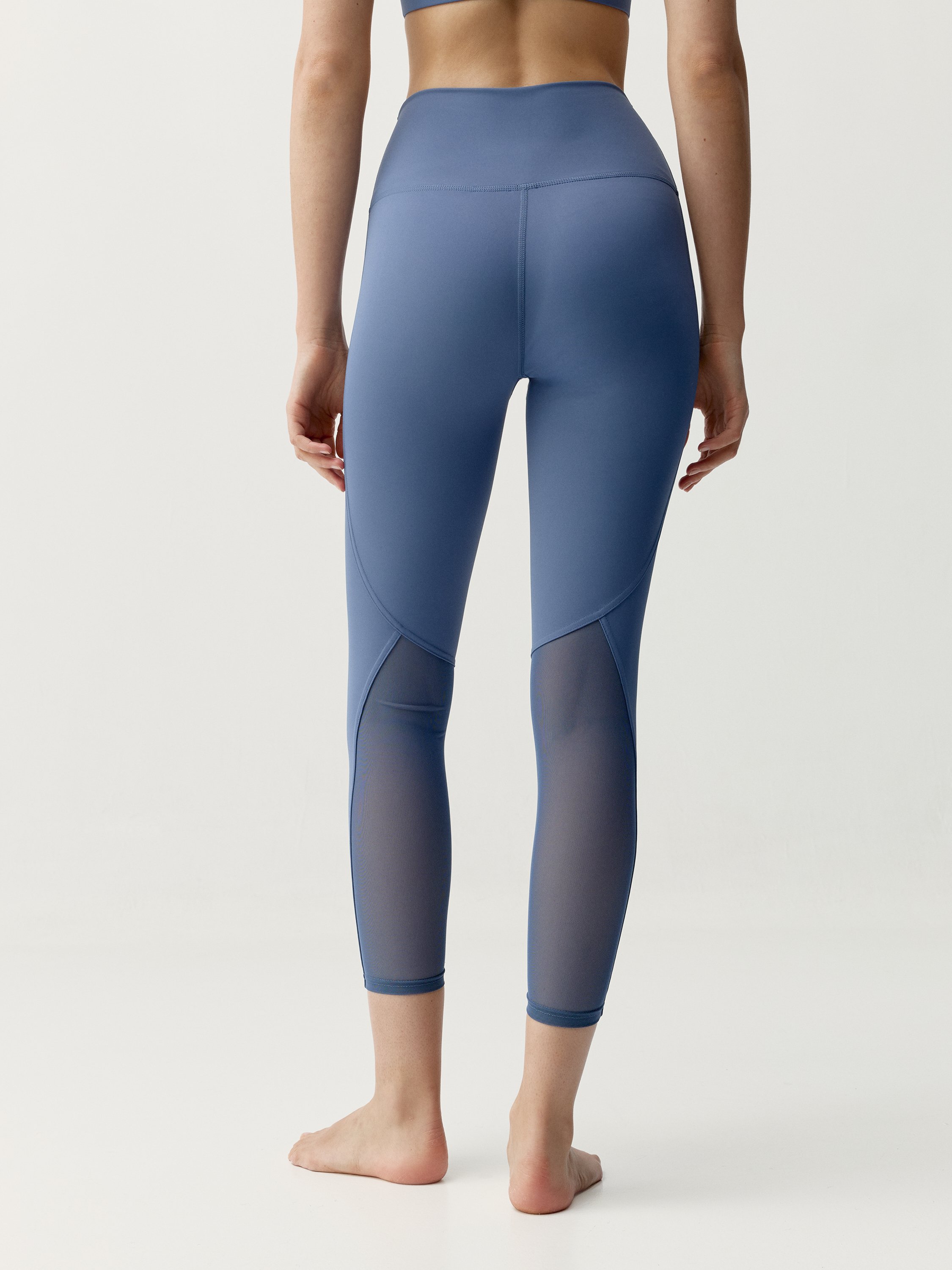 Performance 7/8 sports leggings BORN LIVING YOGA Blue