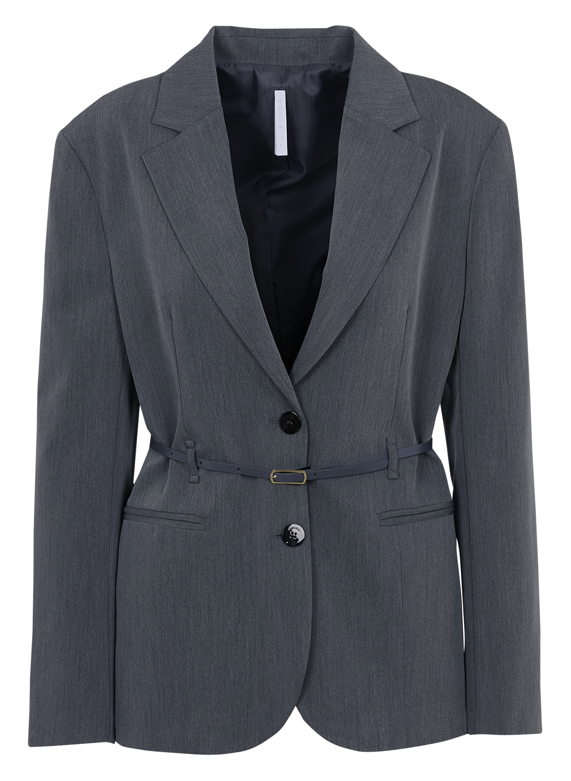 Veste de tailleur cintrée avec ceinture IMPERIAL Gris