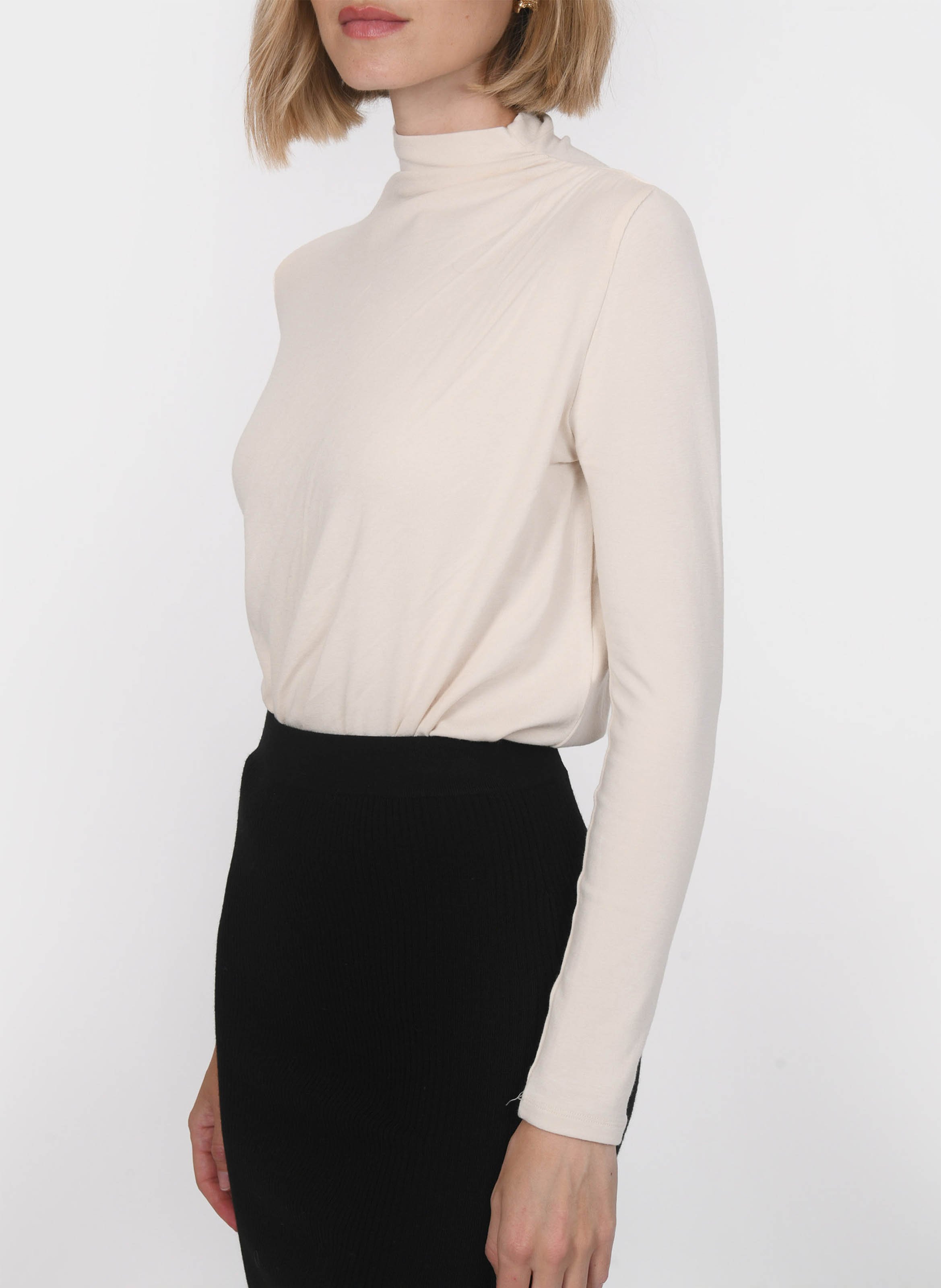 Top col montant  KOOKAI Beige