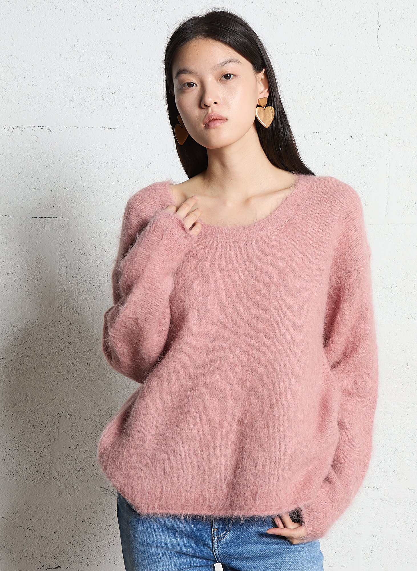 Blossom - Pullover aus Wollmix mit V-Ausschnitt AMERICAN VINTAGE