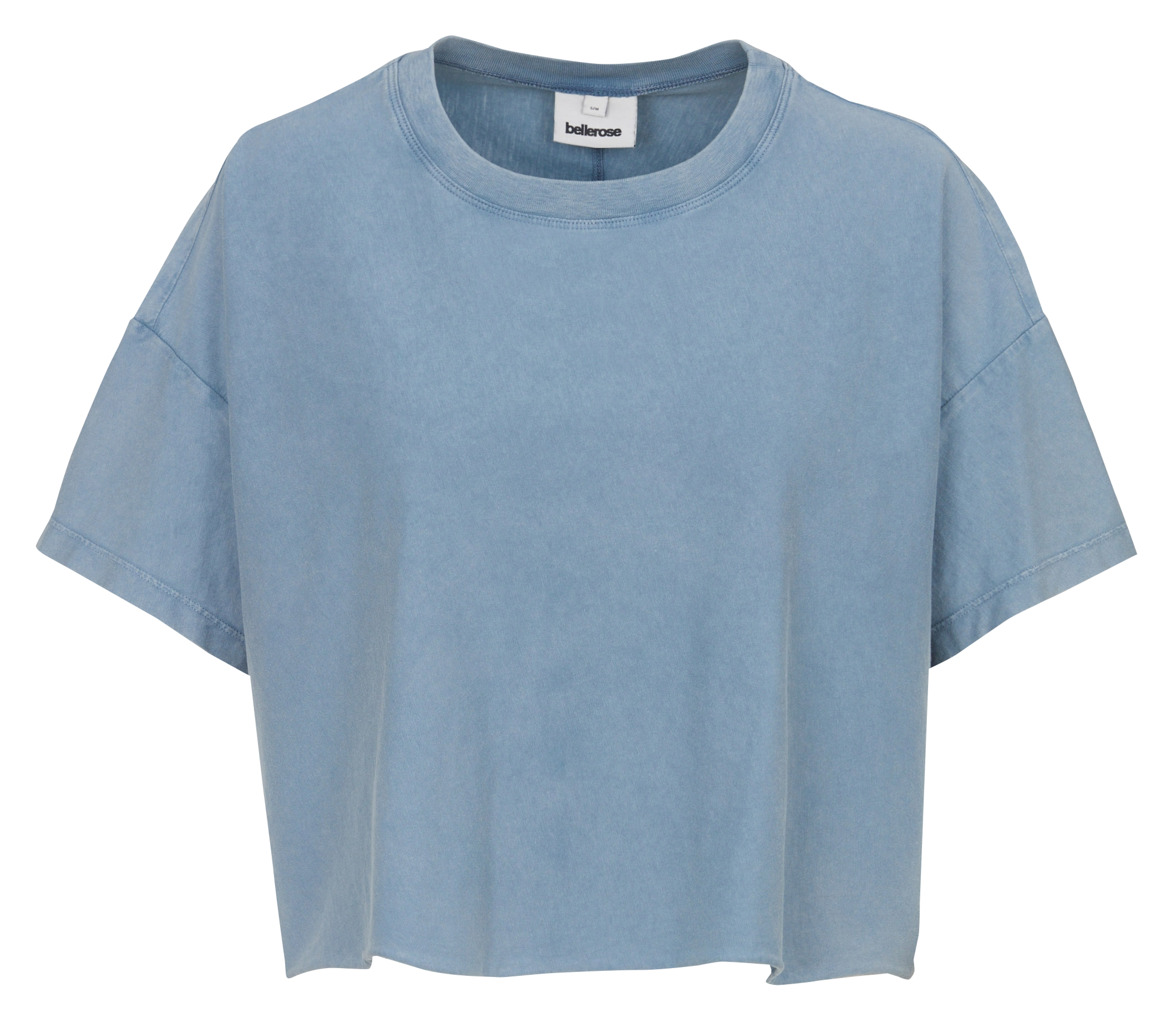 Short oversized plain cotton T-shirt BELLEROSE