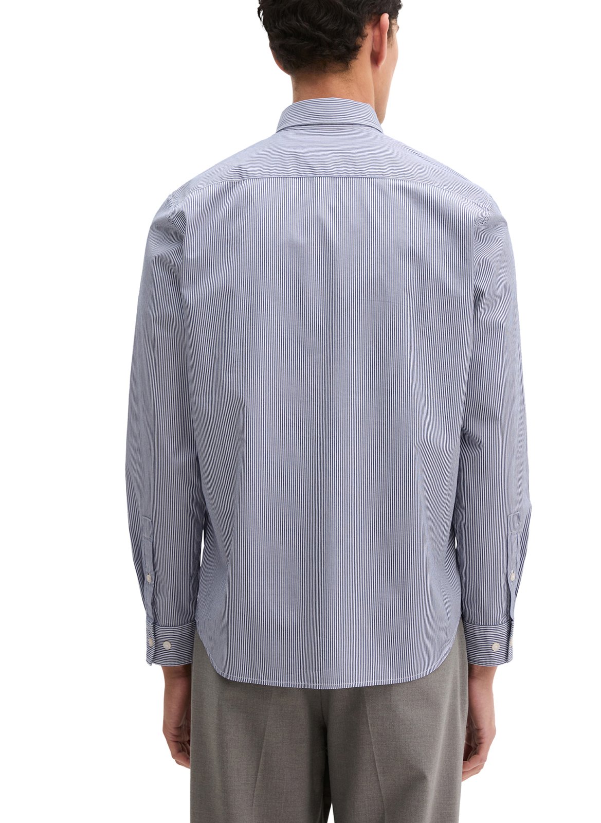 Gerade geschnittene Streifenbluse aus Baumwolle MARC O'POLO Mehrfarbig