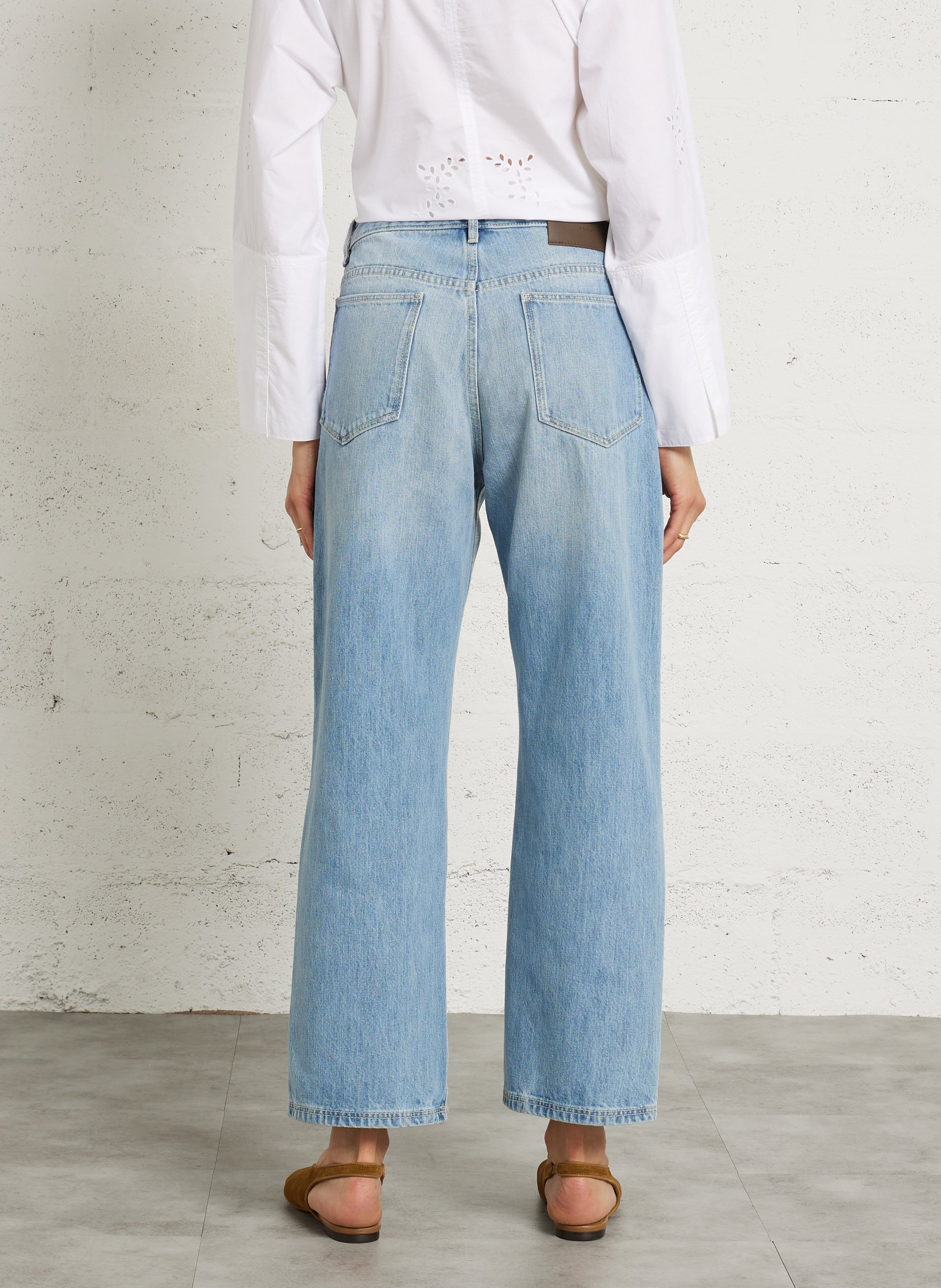 Jean droit  SOEUR Bleu