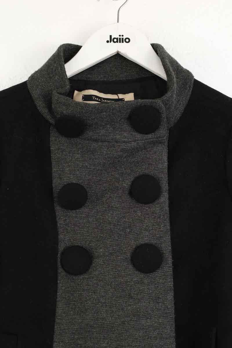 Manteau TARA JARMON - Seconde Main Noir