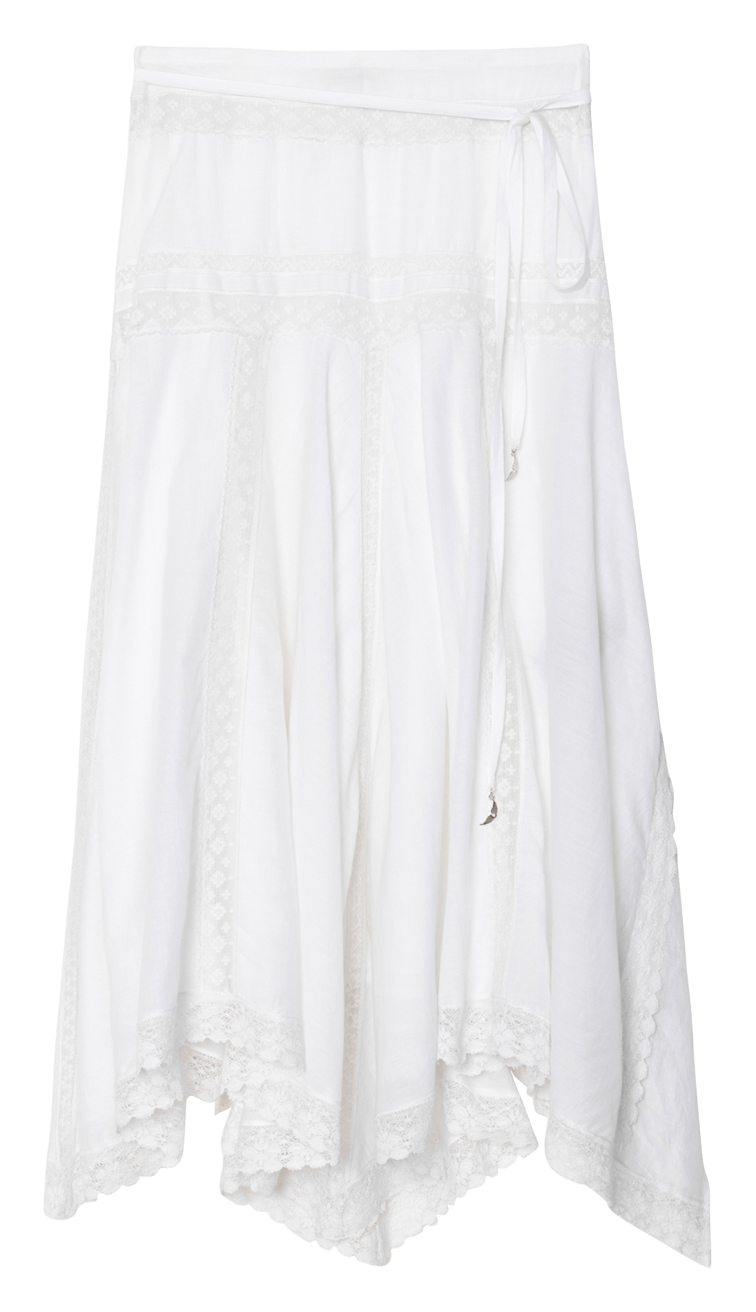 Asymmetric midi skirt ZADIG&VOLTAIRE White