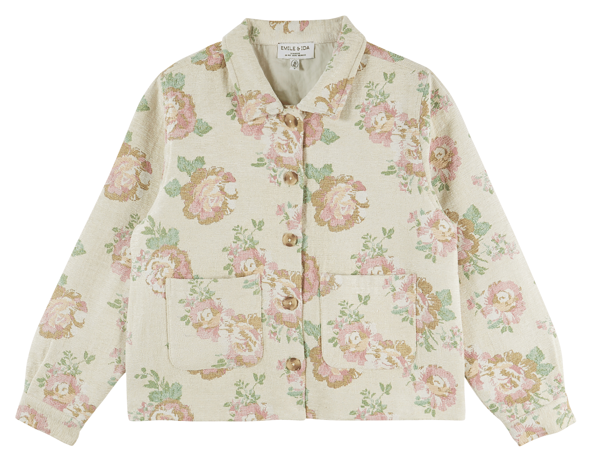 Veste col classique EMILE ET IDA Beige