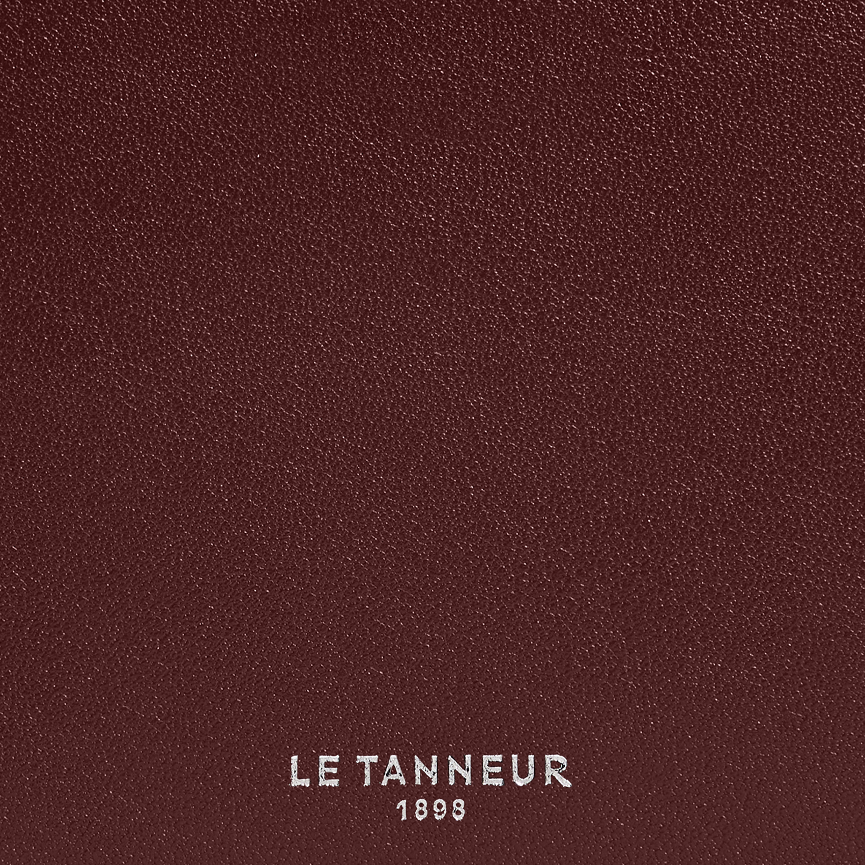 Leder-Portemonnaie LE TANNEUR Rot
