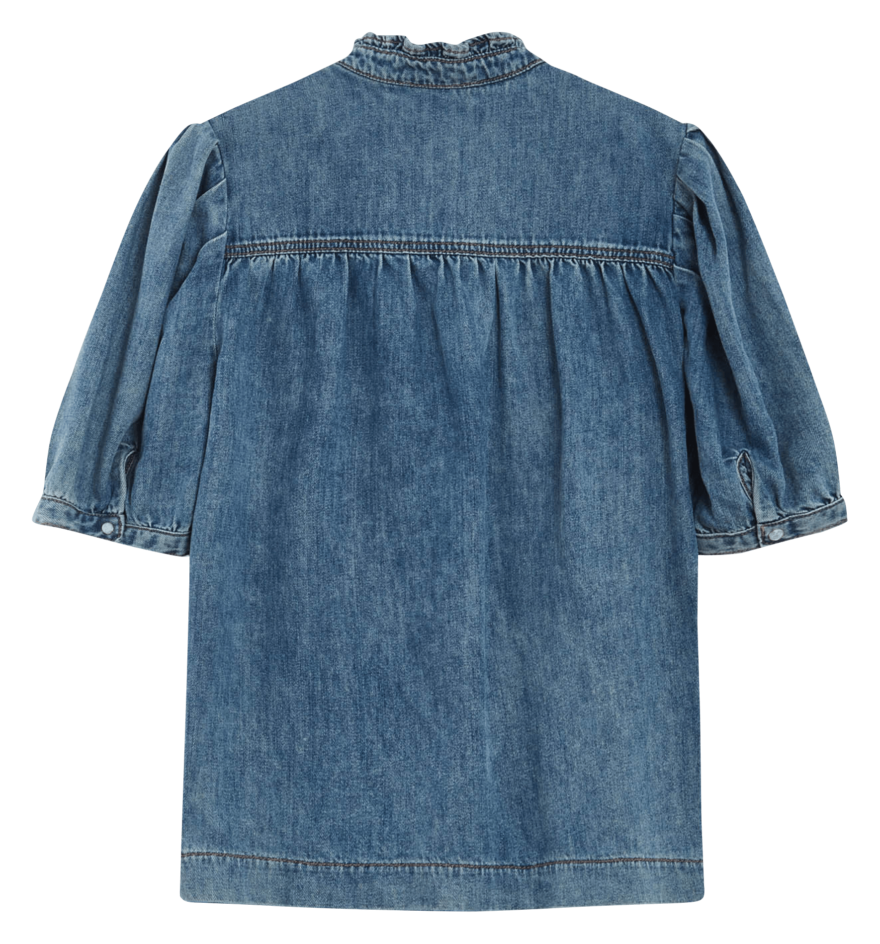 Cotton-blend loose-fit top GRACE ET MILA Blue