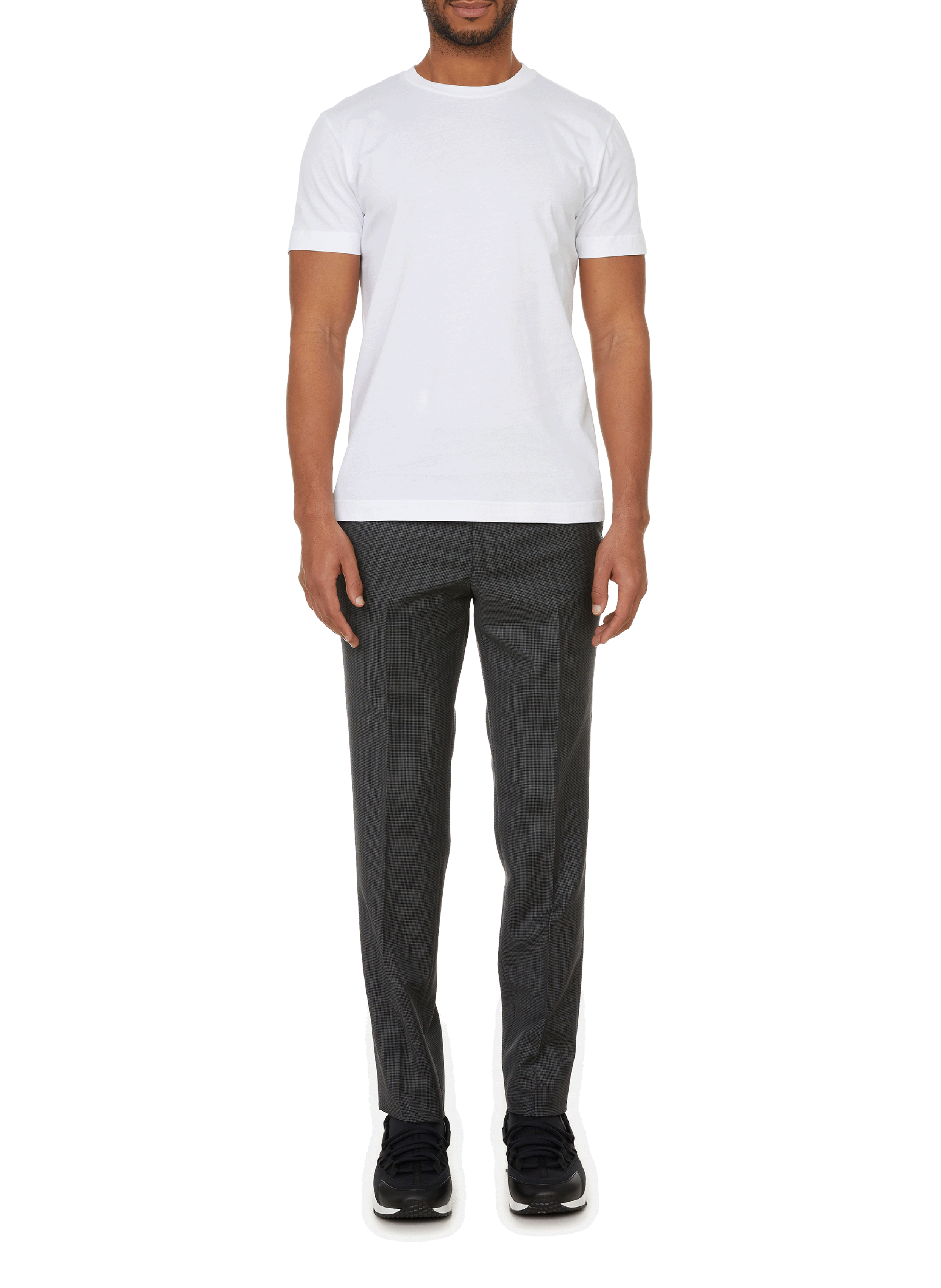 Round neck t-shirt in organic cotton jeff-o. AU PRINTEMPS PARIS White