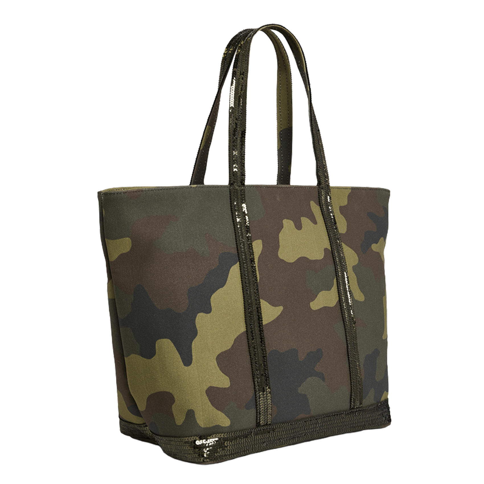 Tasche L aus Militär-Baumwoll-Canvas VANESSA BRUNO Grun