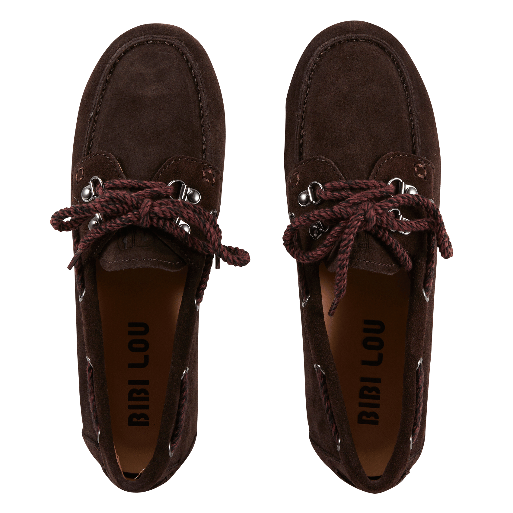Leren bootschoenen BIBI LOU Bruin