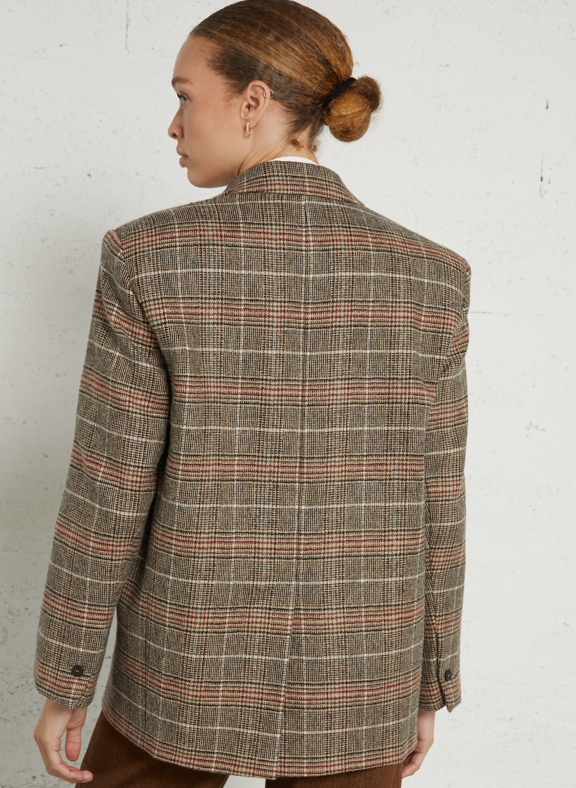 Straight wool blend blazer MAX MARA WEEK END Beige